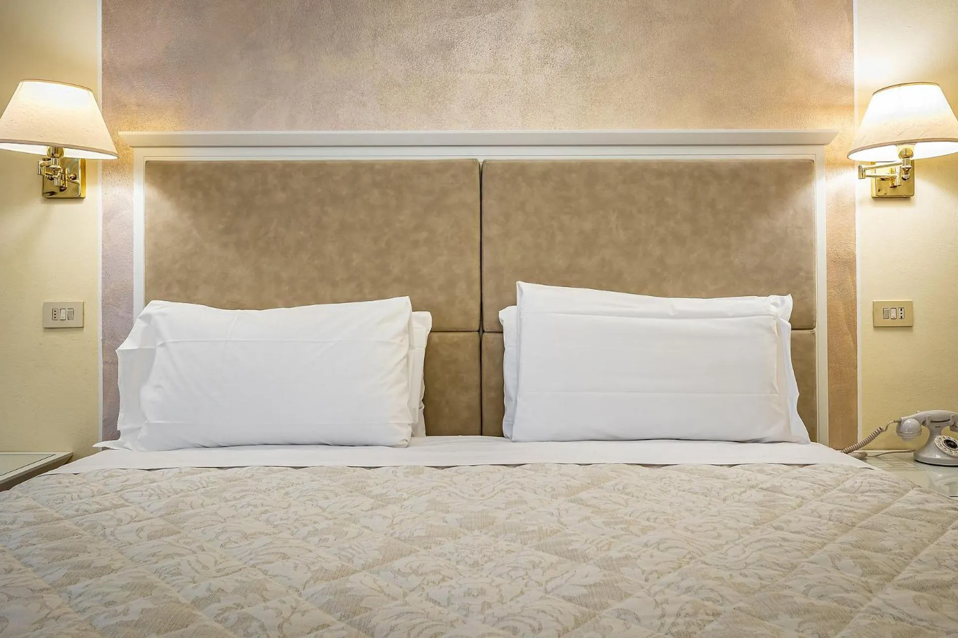 Decorative detail, Bed in Hotel Alessandra