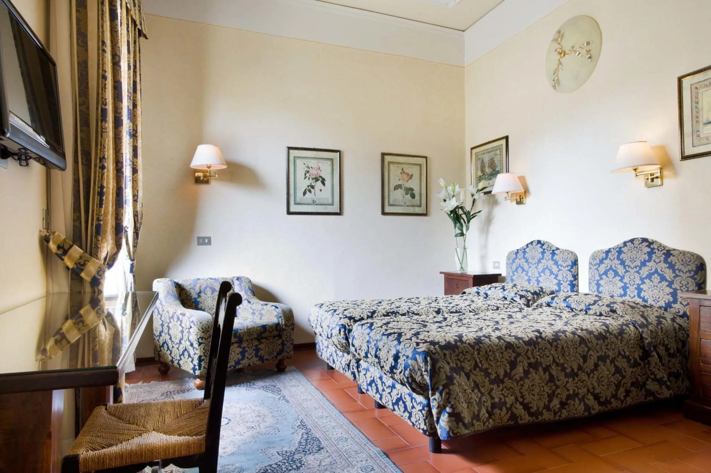 Bed in Hotel Alessandra