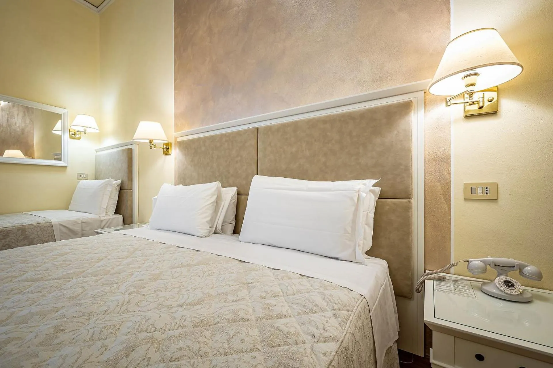 Bed in Hotel Alessandra