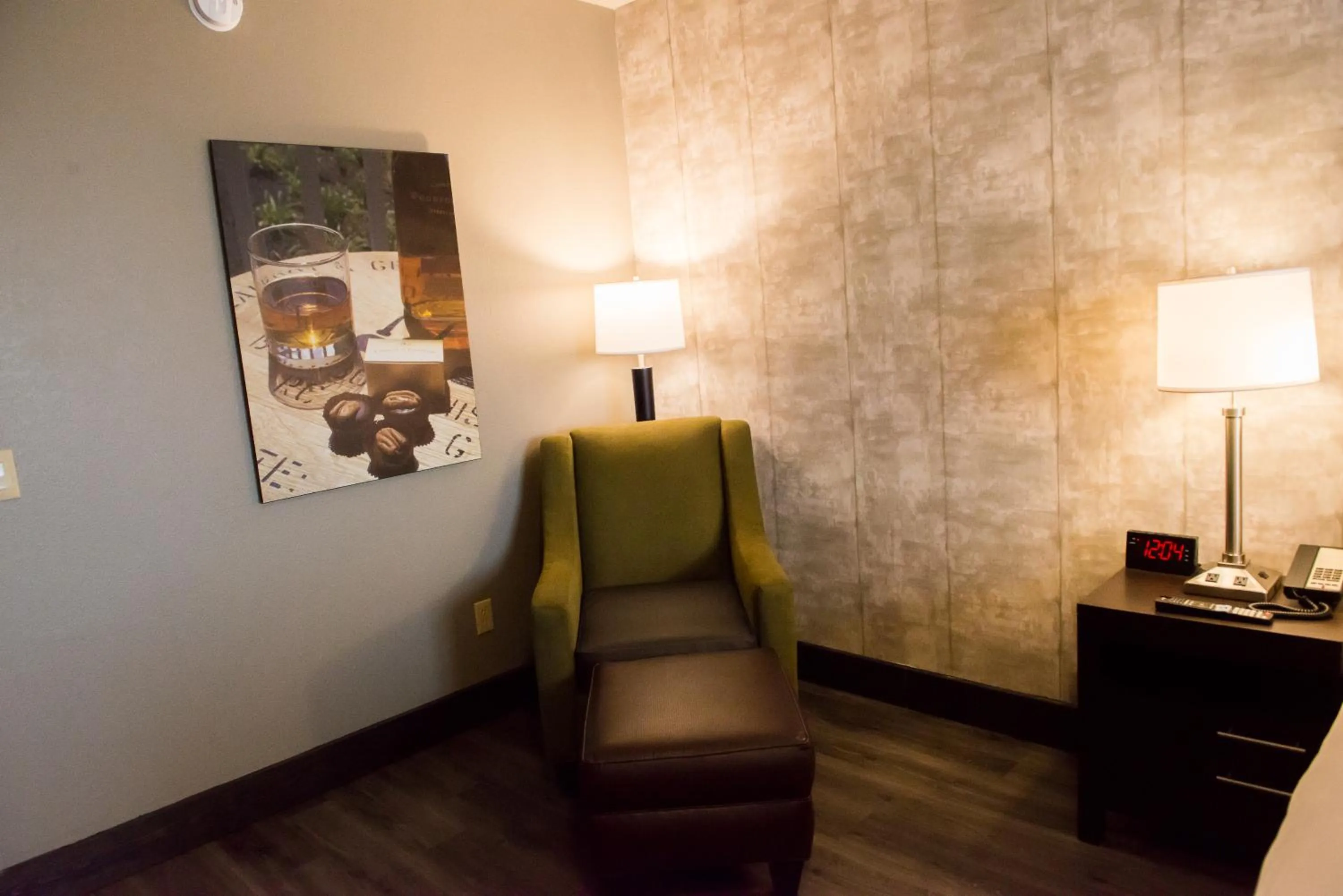 Seating area in Distill-Inn