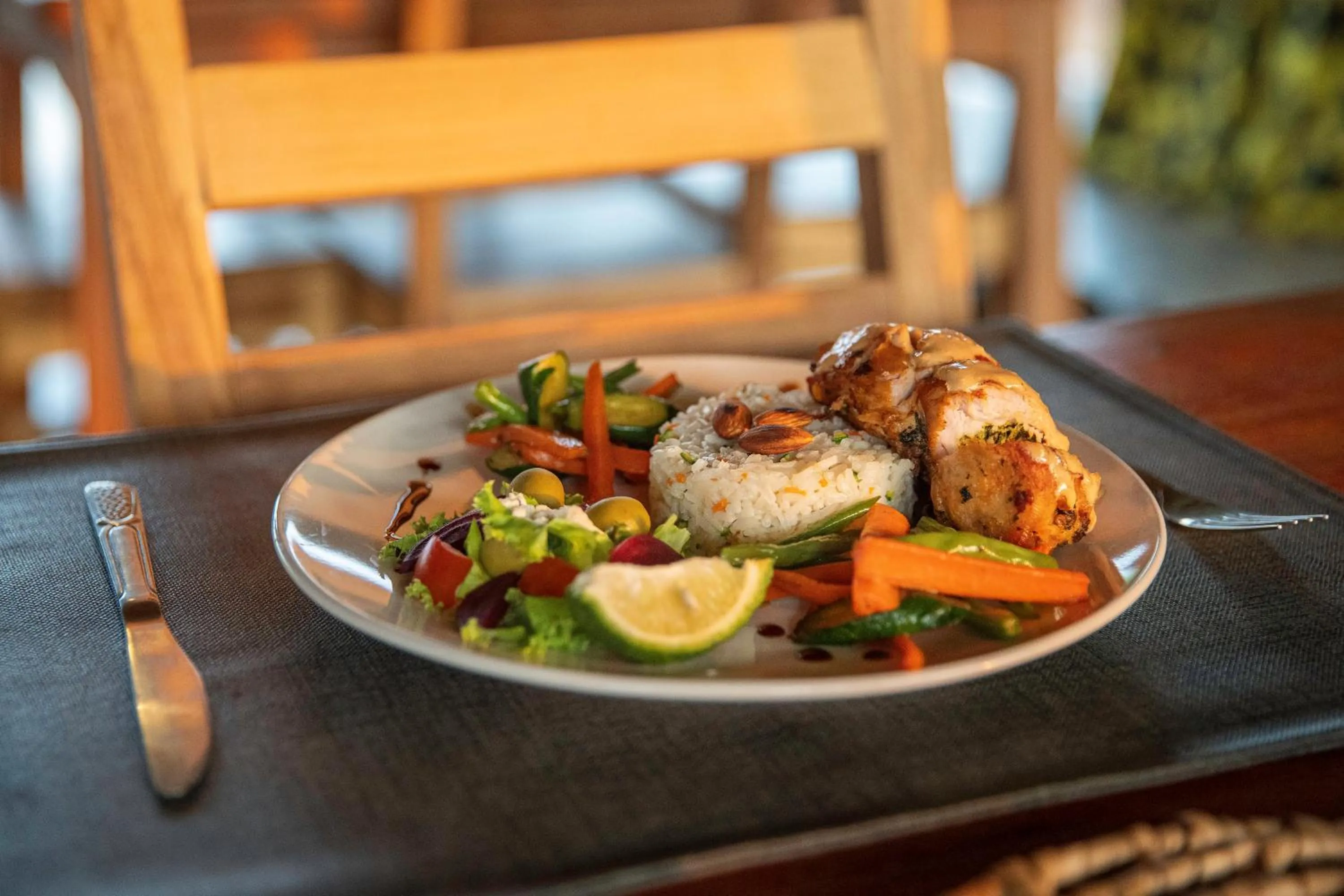 Dinner in The Nkhosi Livingstone Lodge and Spa