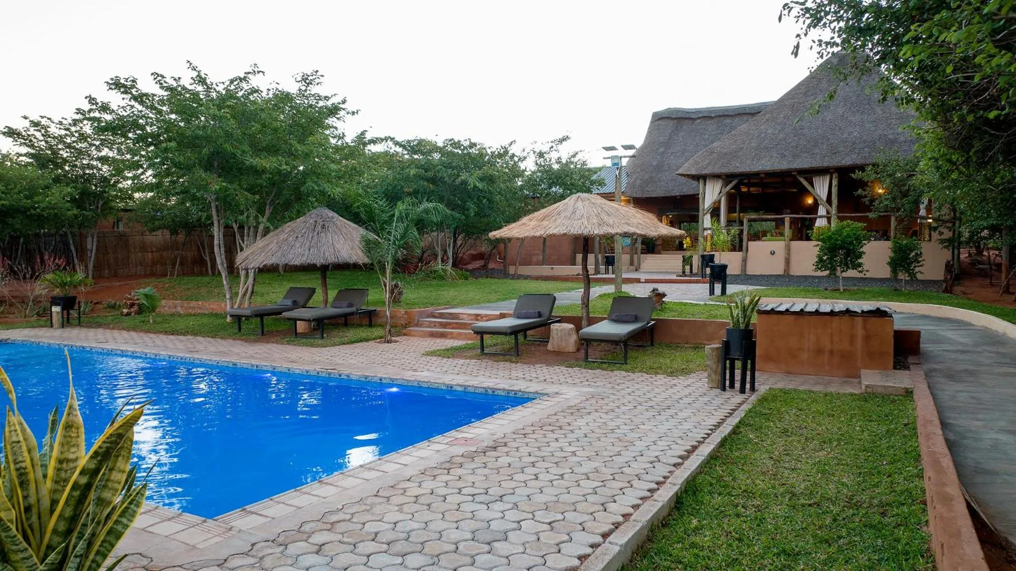 Swimming pool in The Nkhosi Livingstone Lodge and Spa