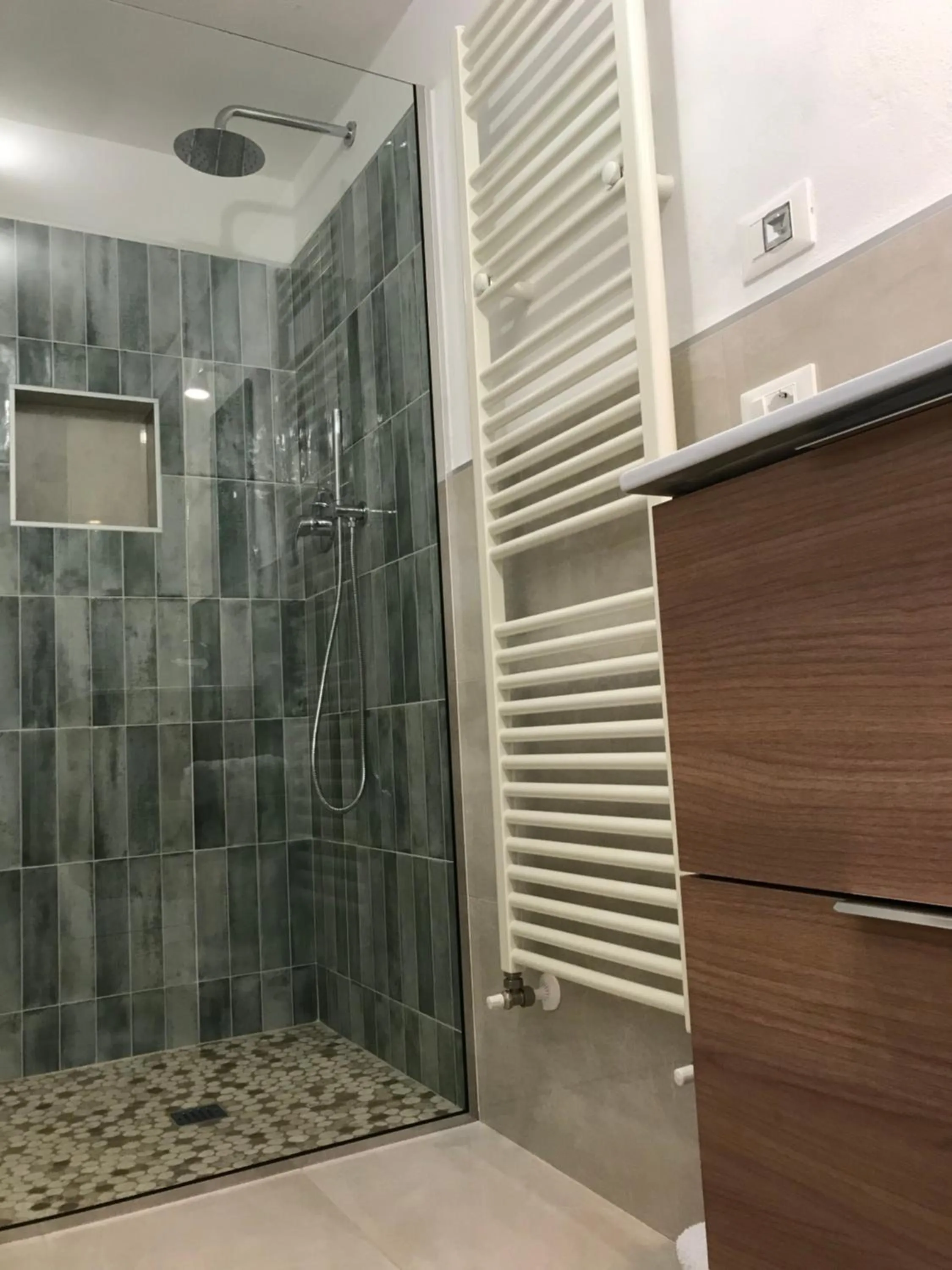 Shower in B&B La Bohème Porto Garibaldi