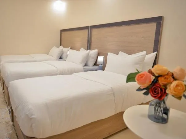 Bed in Beit Alshabaan Inn