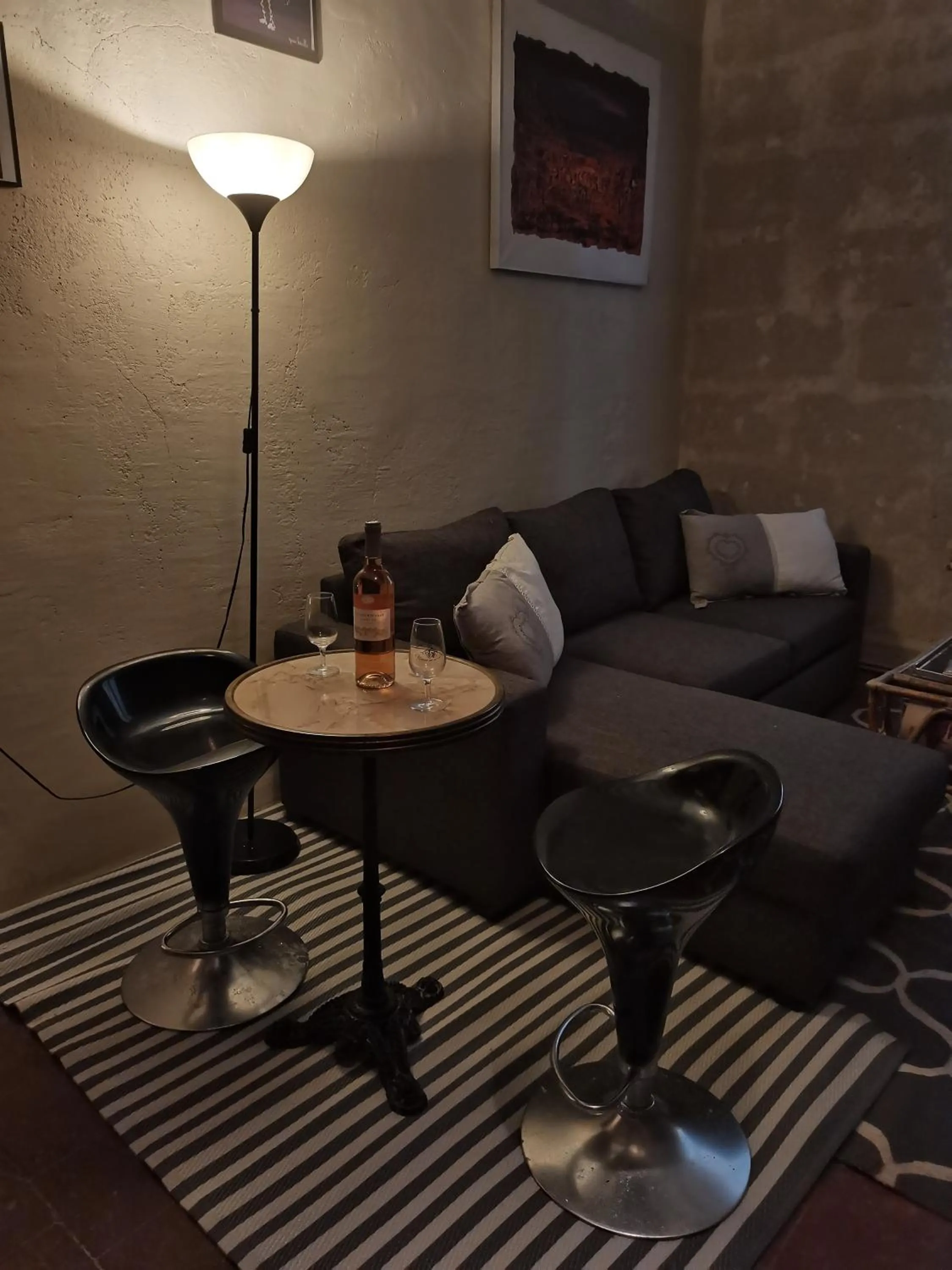 Living room in La Chambre de la Mine