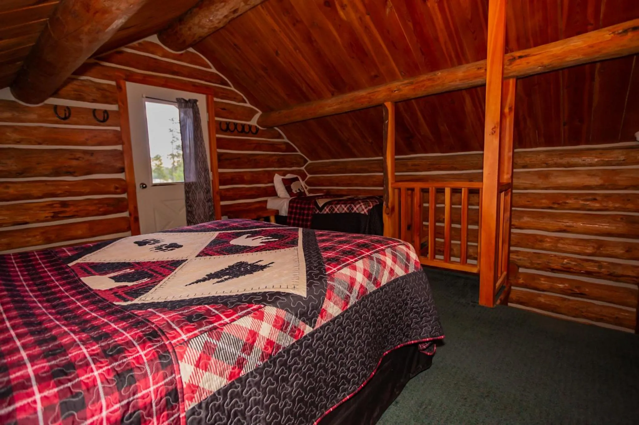 Bed in Crooked Creek Guest Ranch
