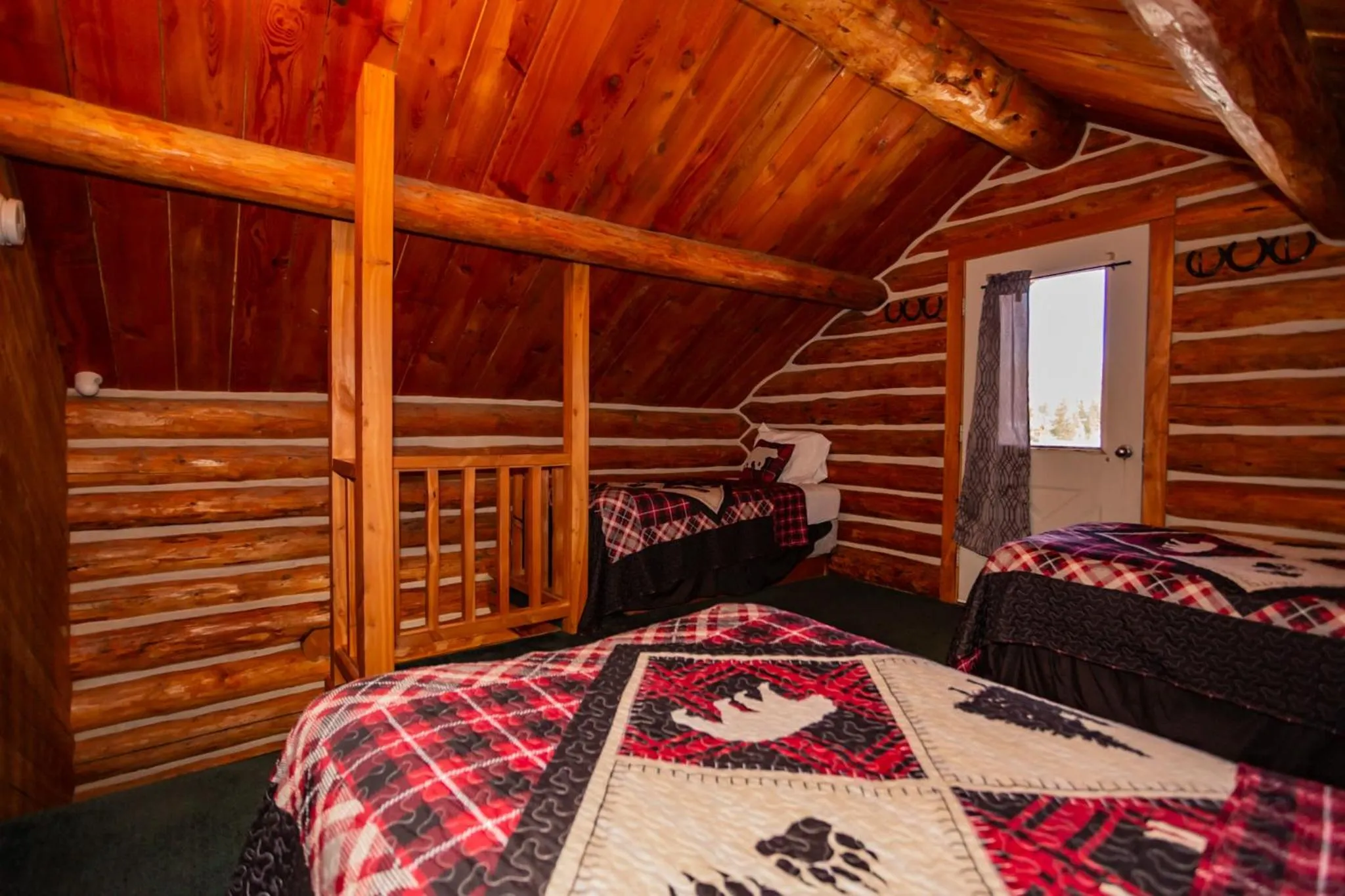 Bed in Crooked Creek Guest Ranch