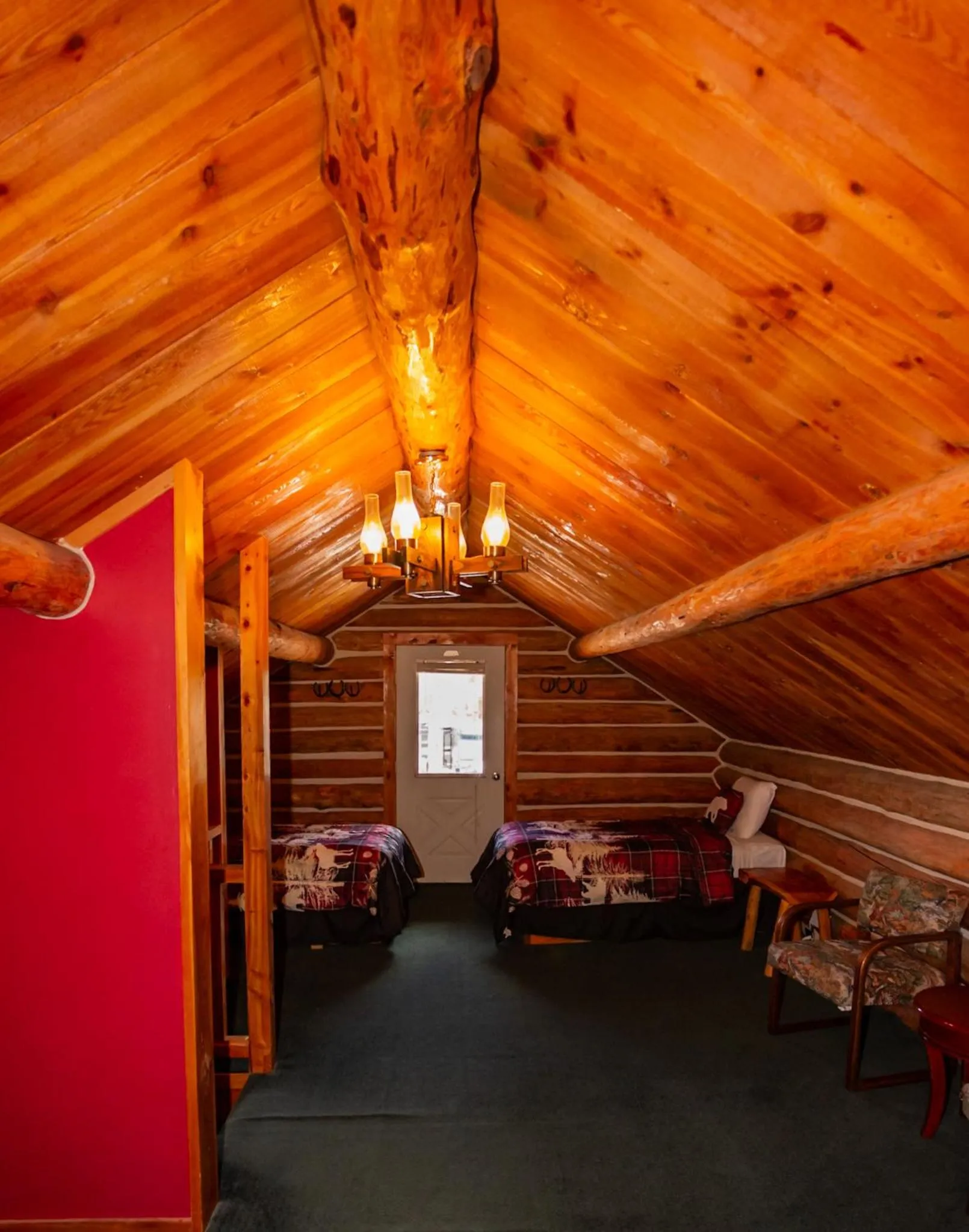 Bed in Crooked Creek Guest Ranch