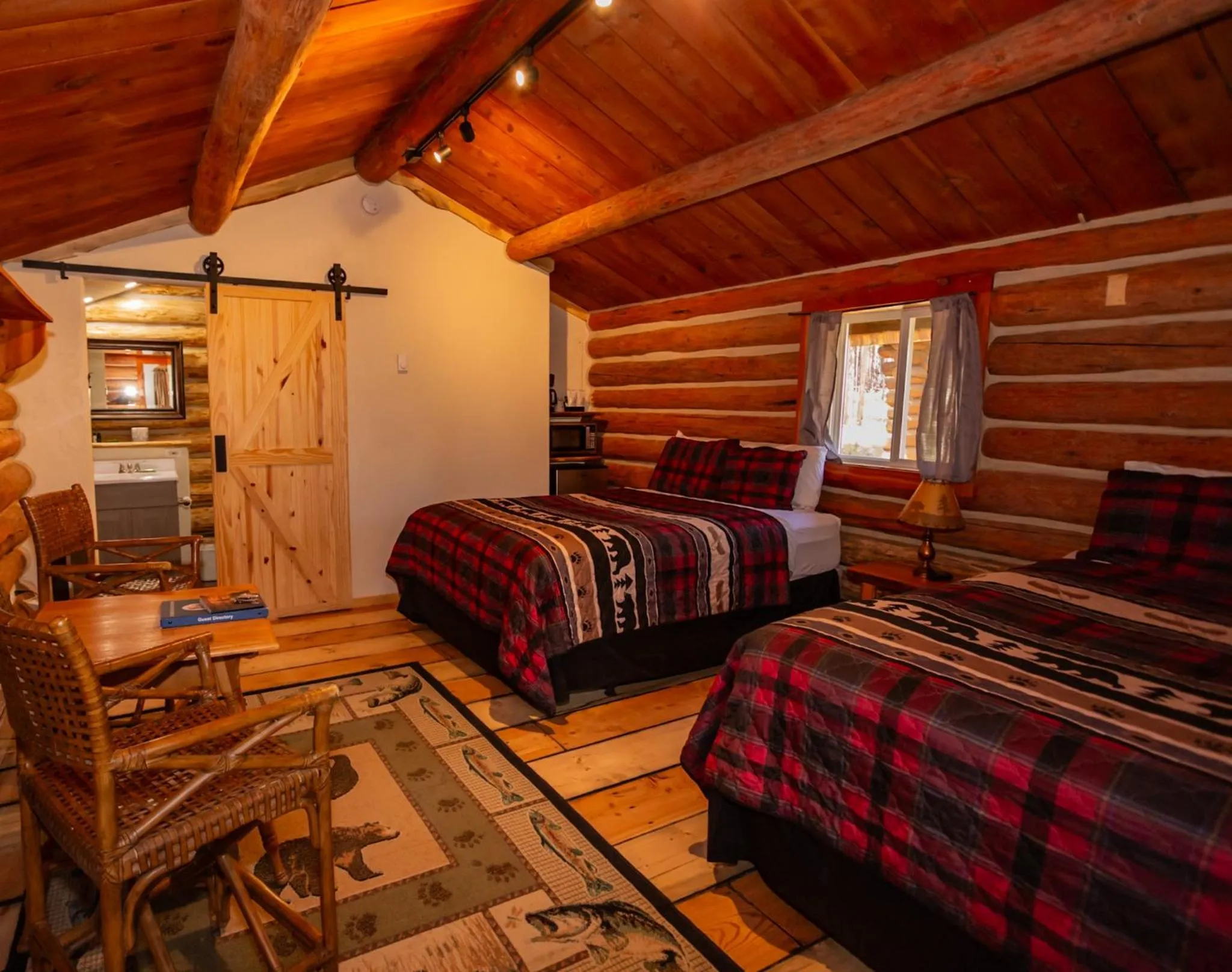 Bed in Crooked Creek Guest Ranch