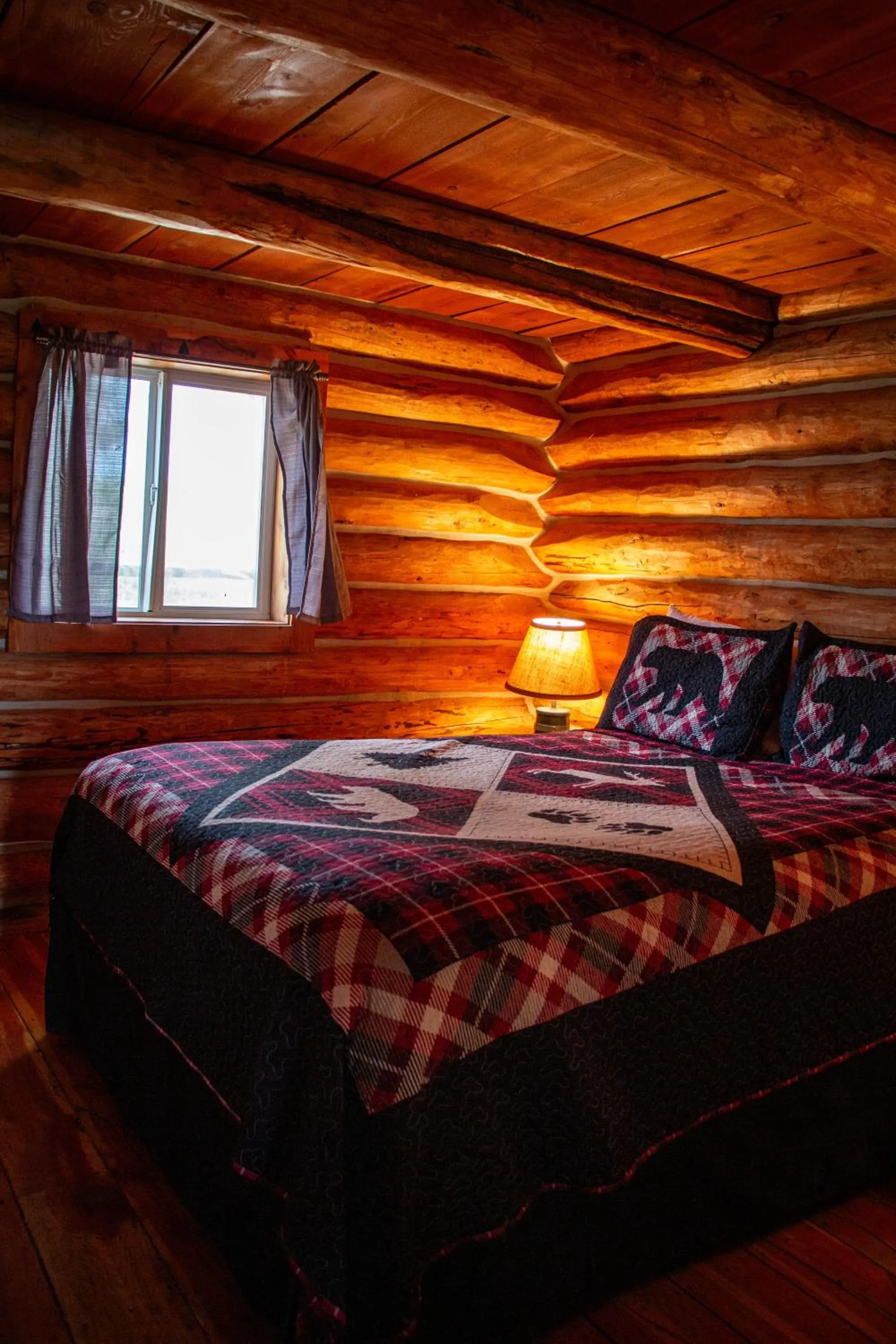 Bed in Crooked Creek Guest Ranch