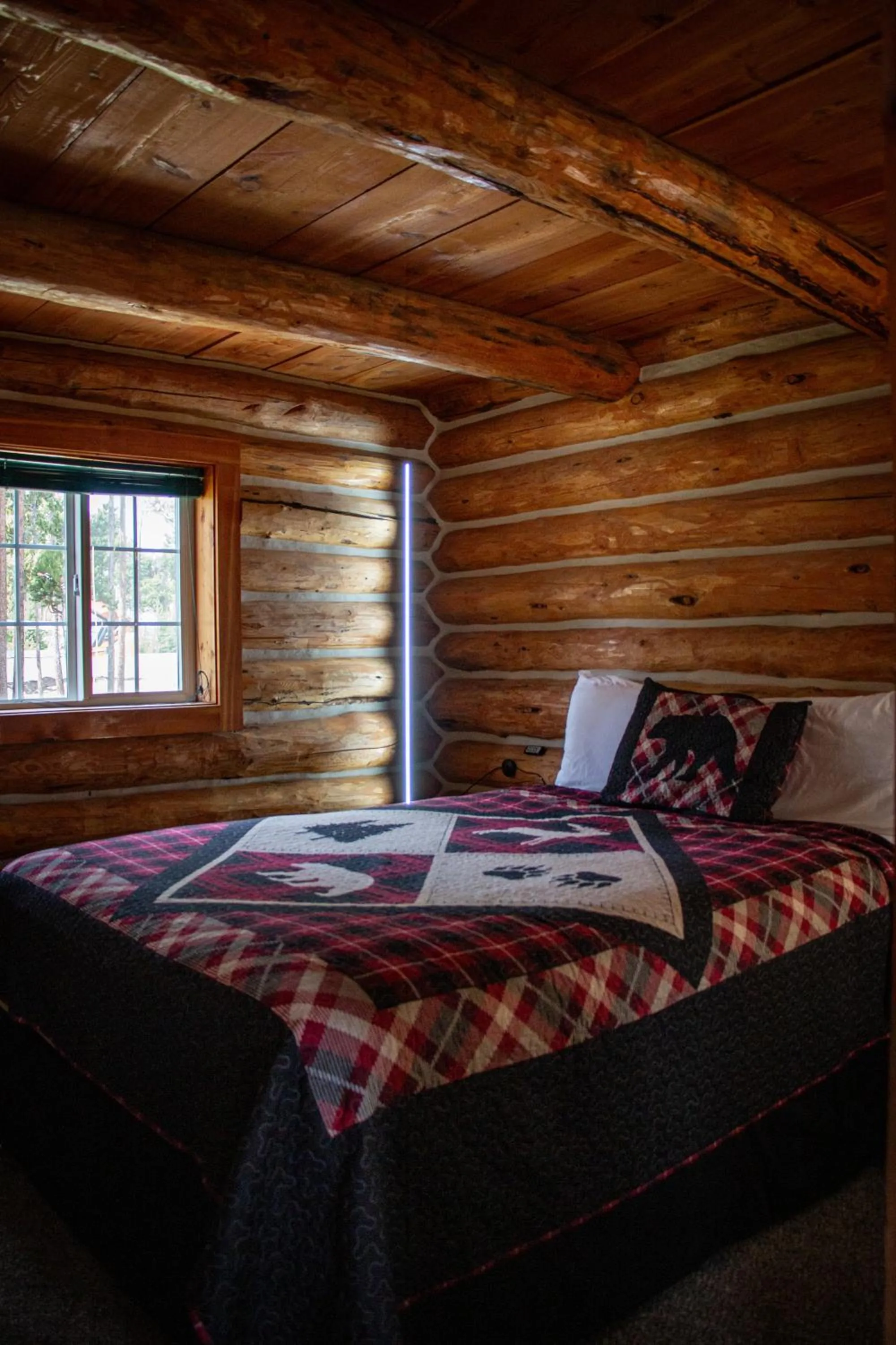 Bed in Crooked Creek Guest Ranch