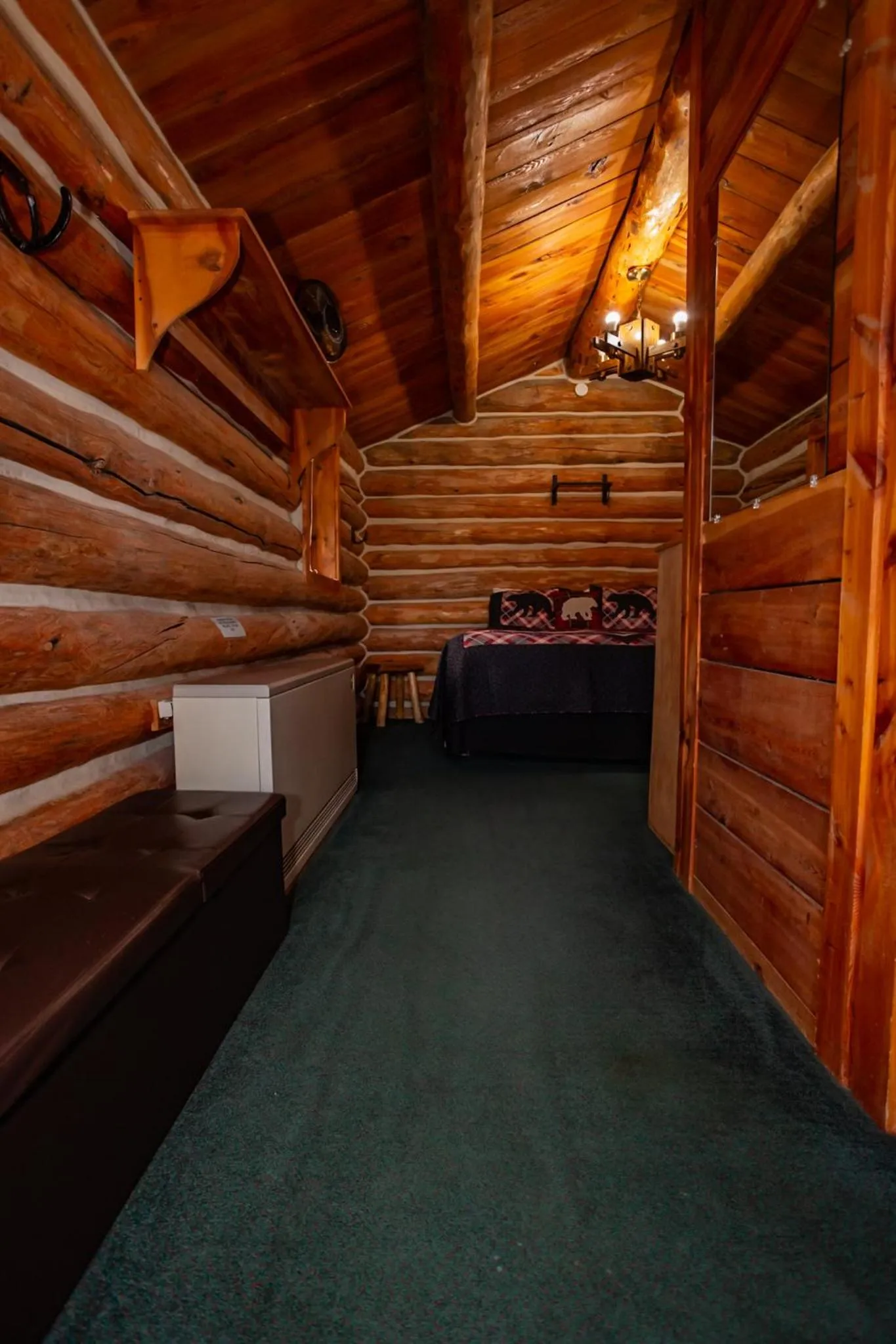 Bed in Crooked Creek Guest Ranch