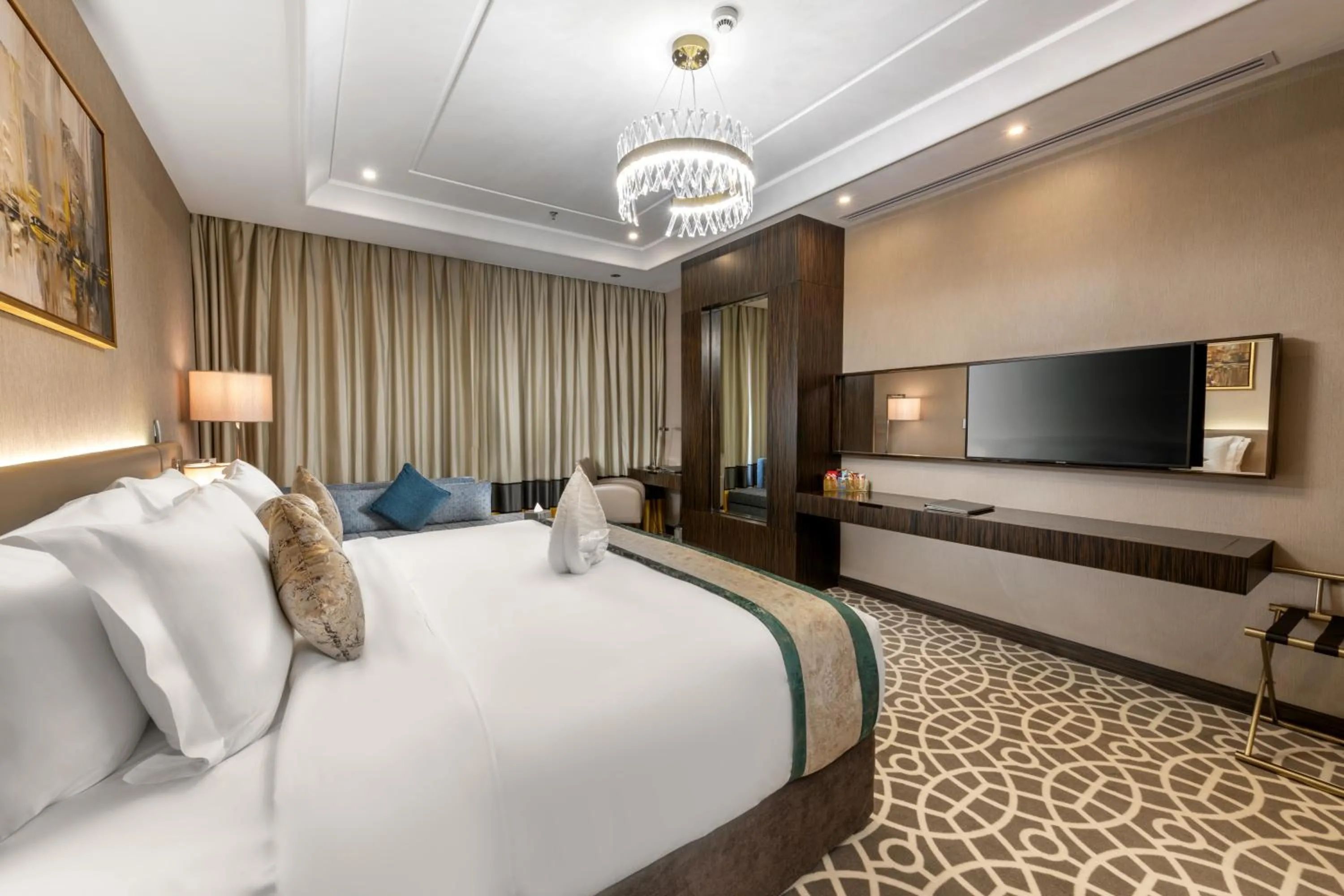 Bed in Nivel Hotel Abha