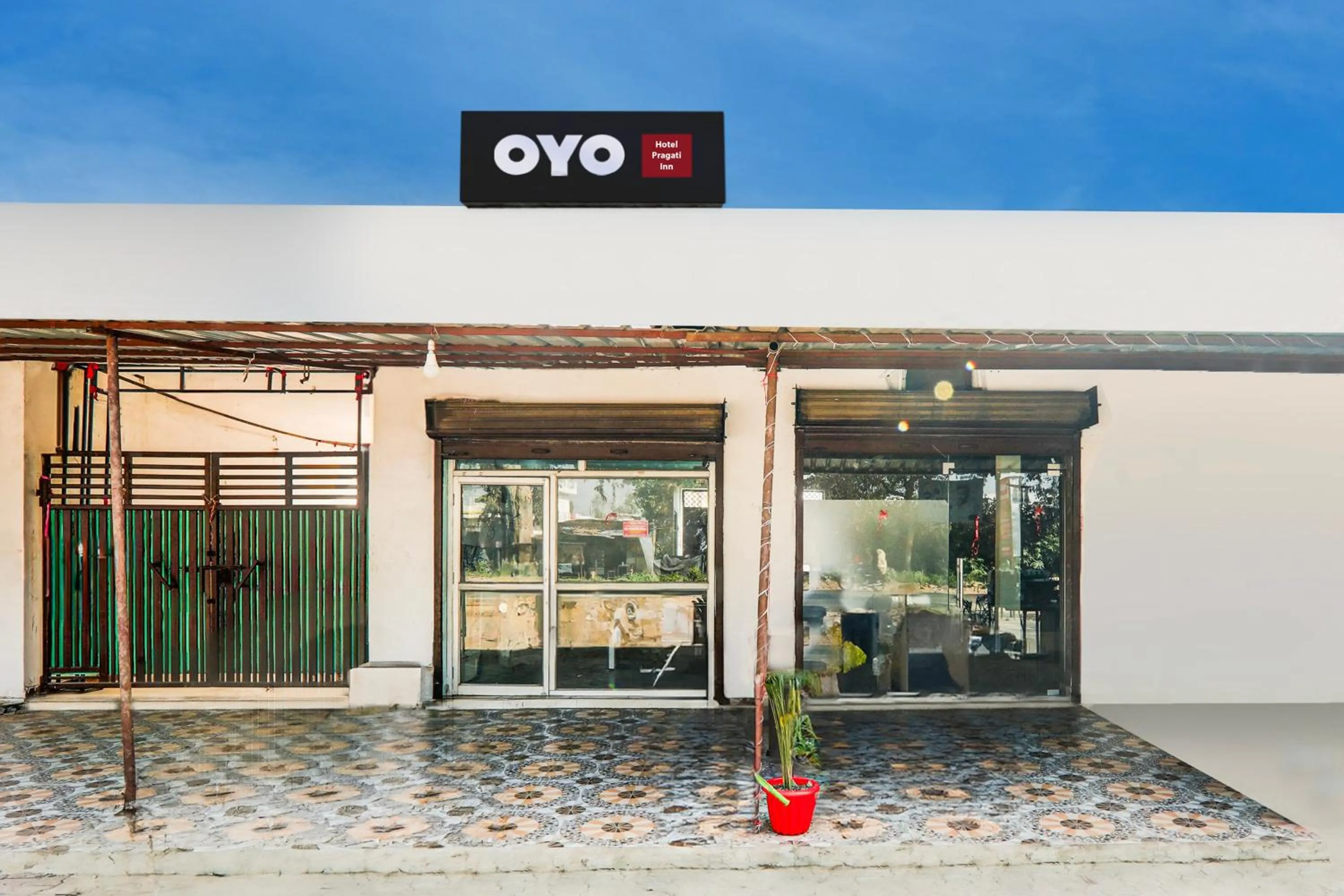 Facade/entrance in Hotel O Pragati Resort Marriage Hall & Restaurant