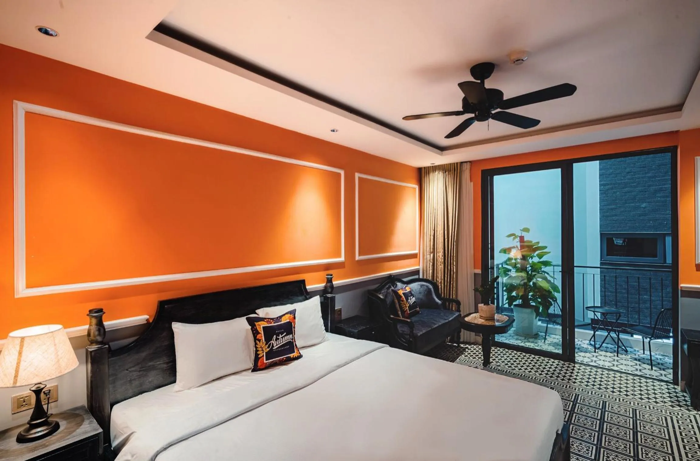 Bed in Dérive Boutique Villa & Apartment Da Nang