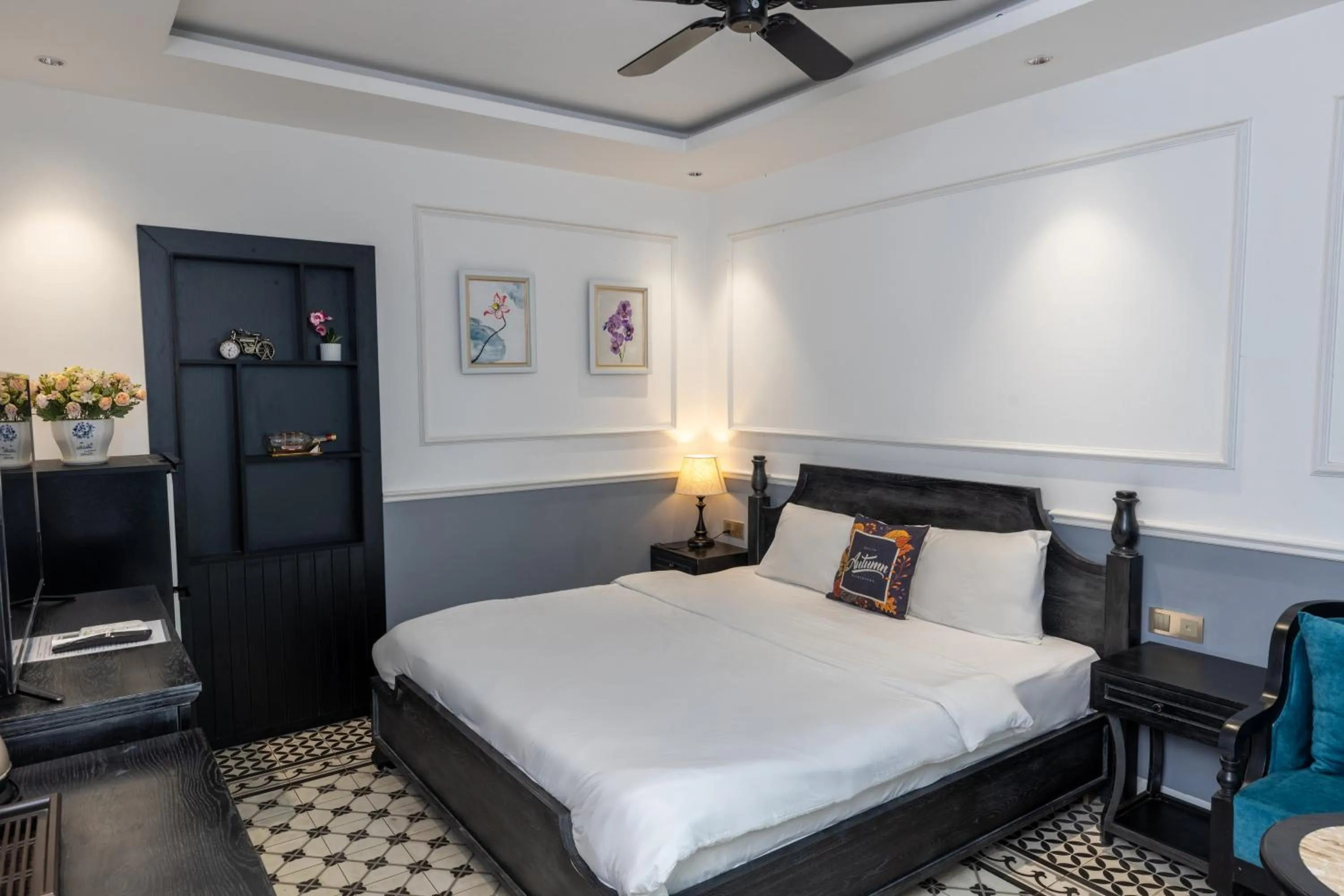 Bed in Dérive Boutique Villa & Apartment Da Nang
