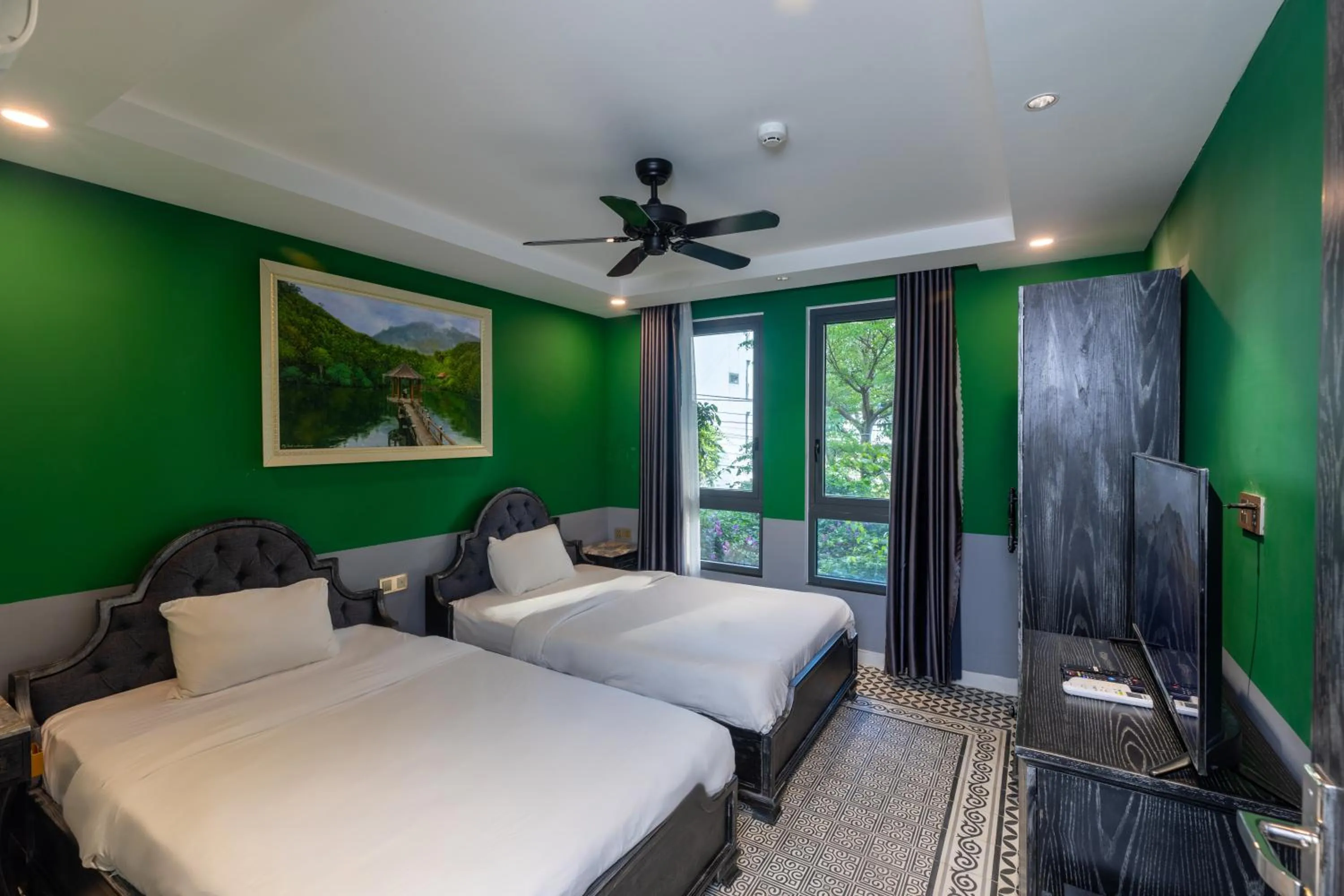 Bed in Dérive Boutique Villa & Apartment Da Nang