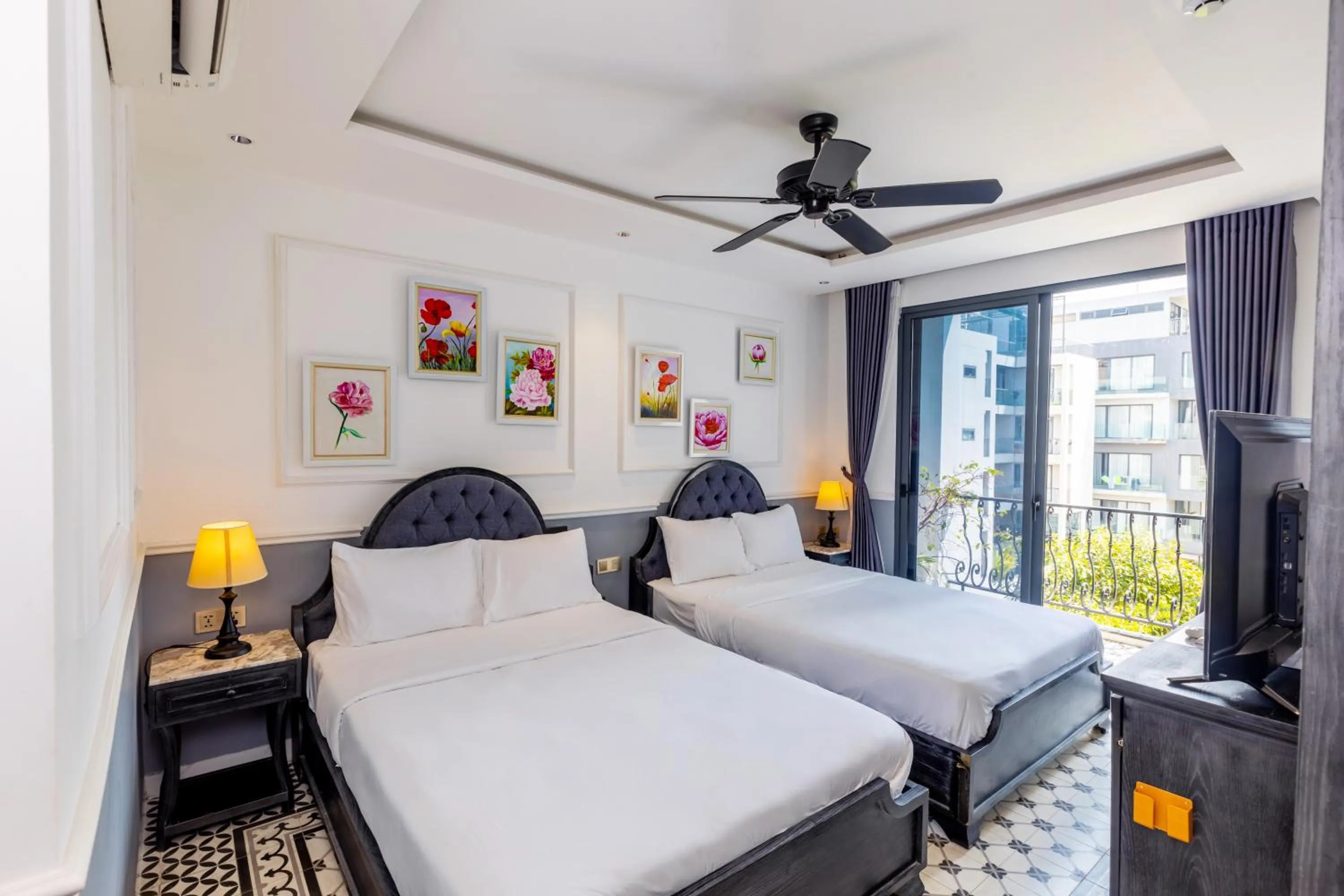 Bed in Dérive Boutique Villa & Apartment Da Nang