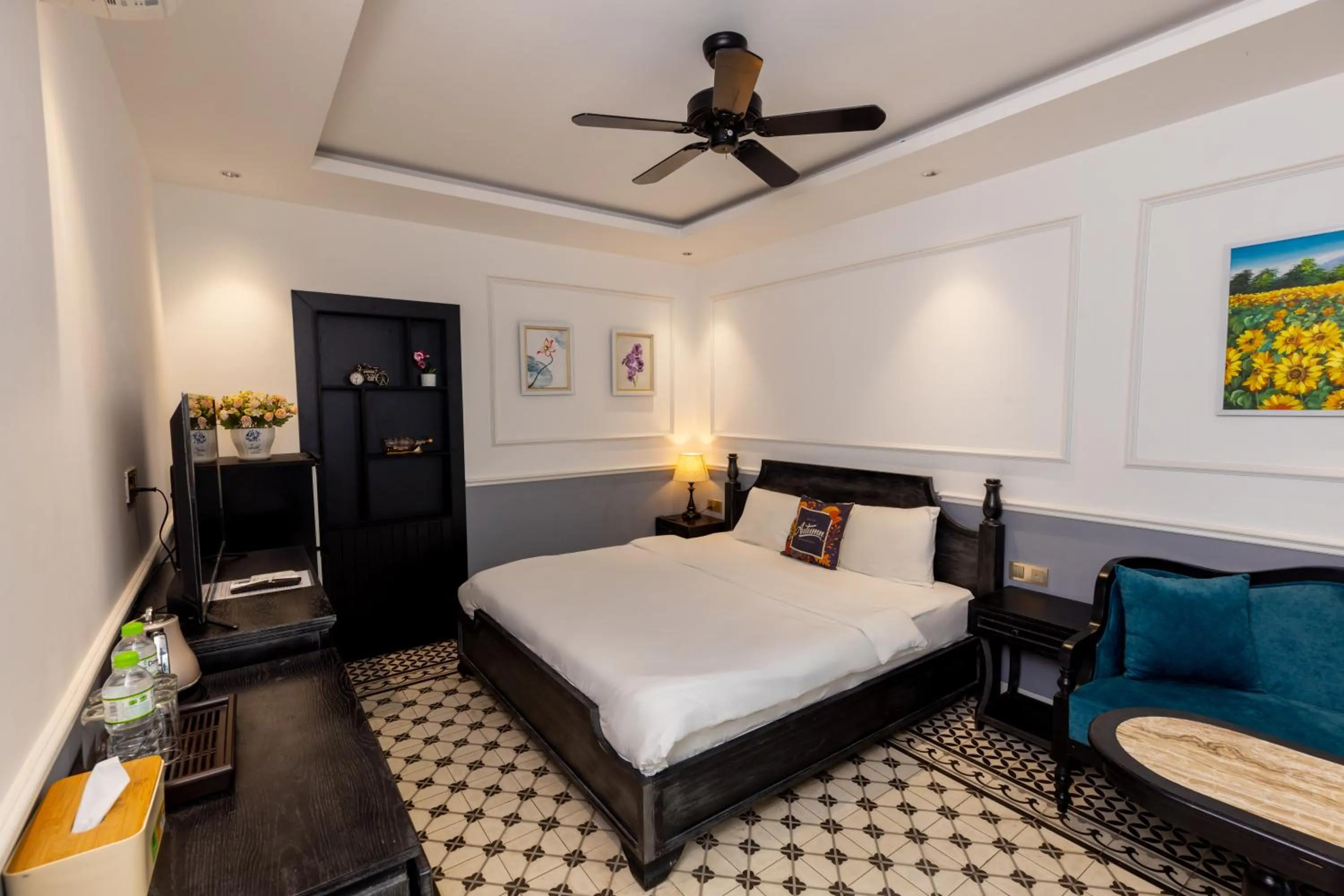 Bed in Dérive Boutique Villa & Apartment Da Nang