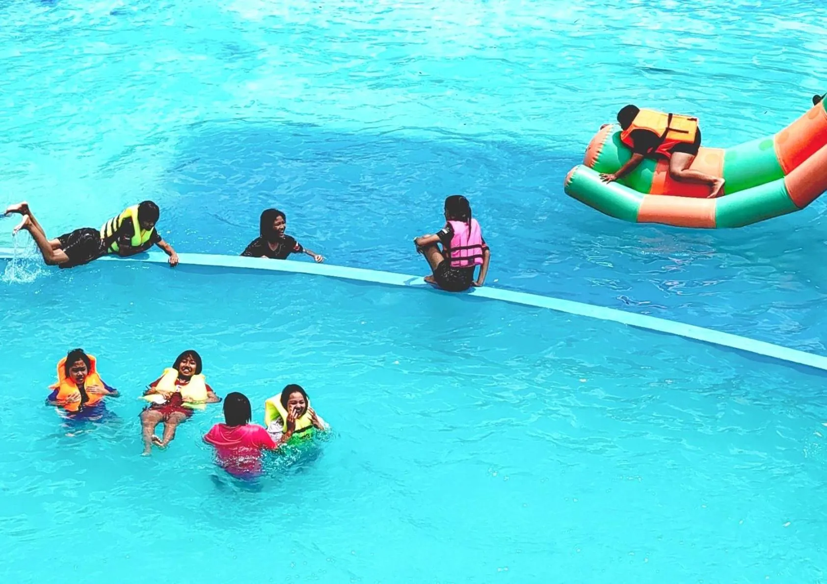 Aqua park in Trang Oasis Waterpark Hotel