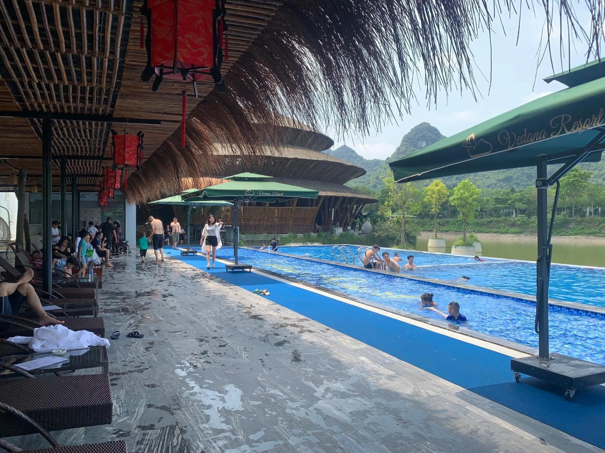 Swimming pool in Wyndham Grand Vedana Ninh Binh Resort