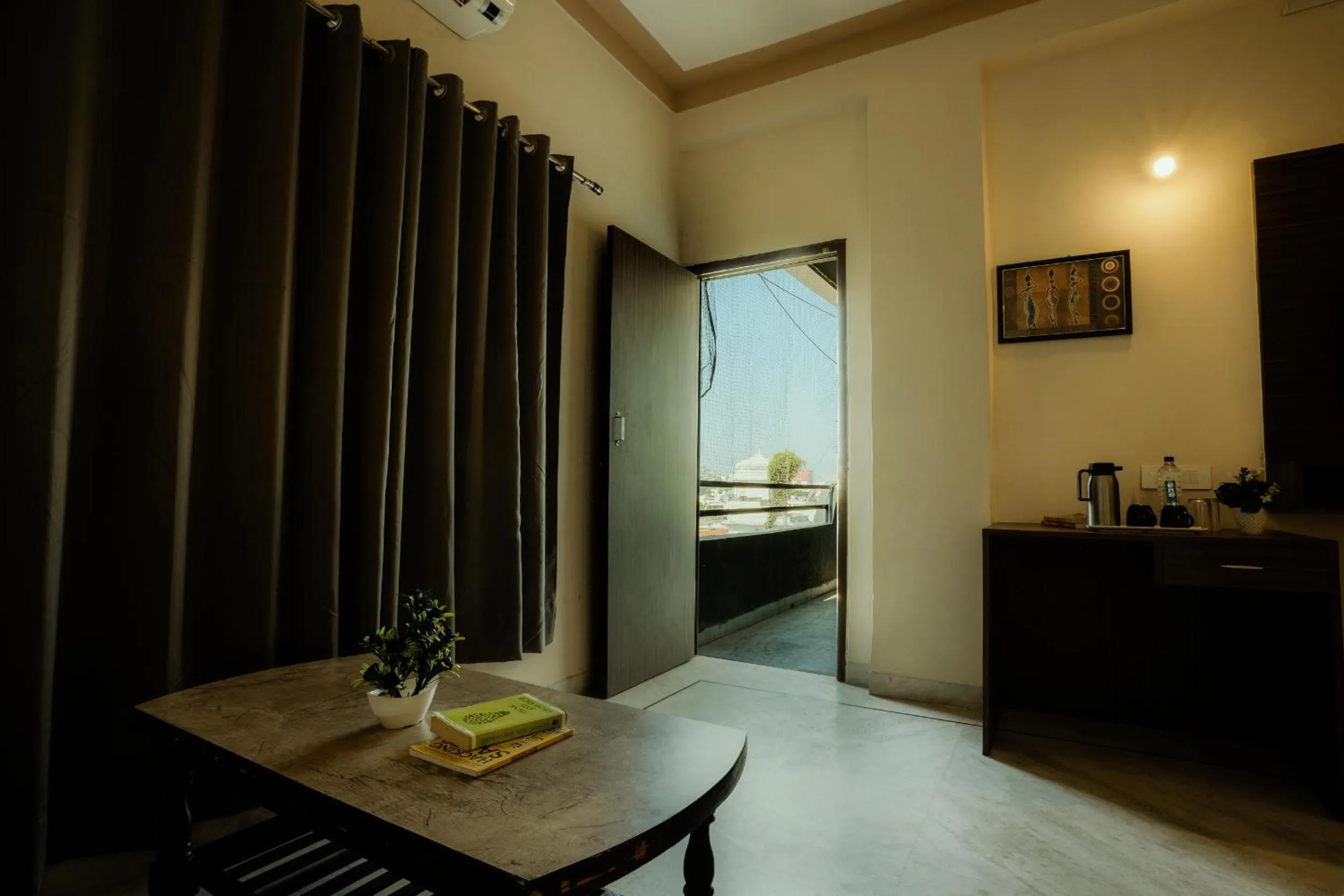 View (from property/room), Bed in Tripli Udaipur