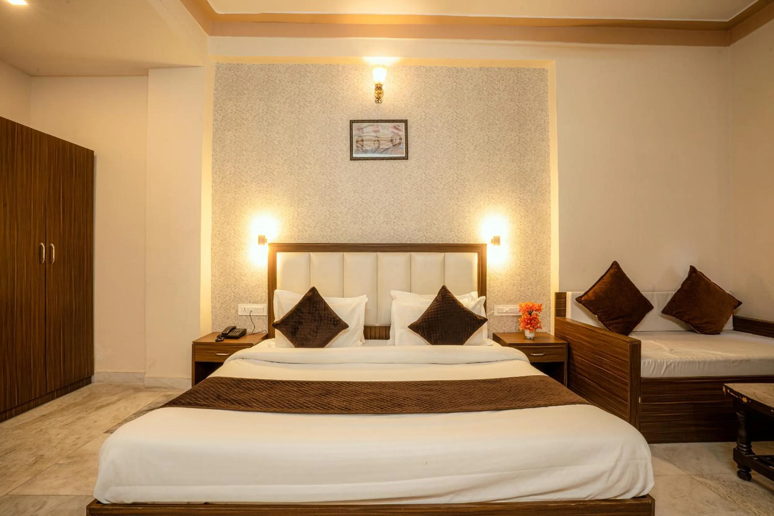 Bedroom, Bed in Tripli Udaipur