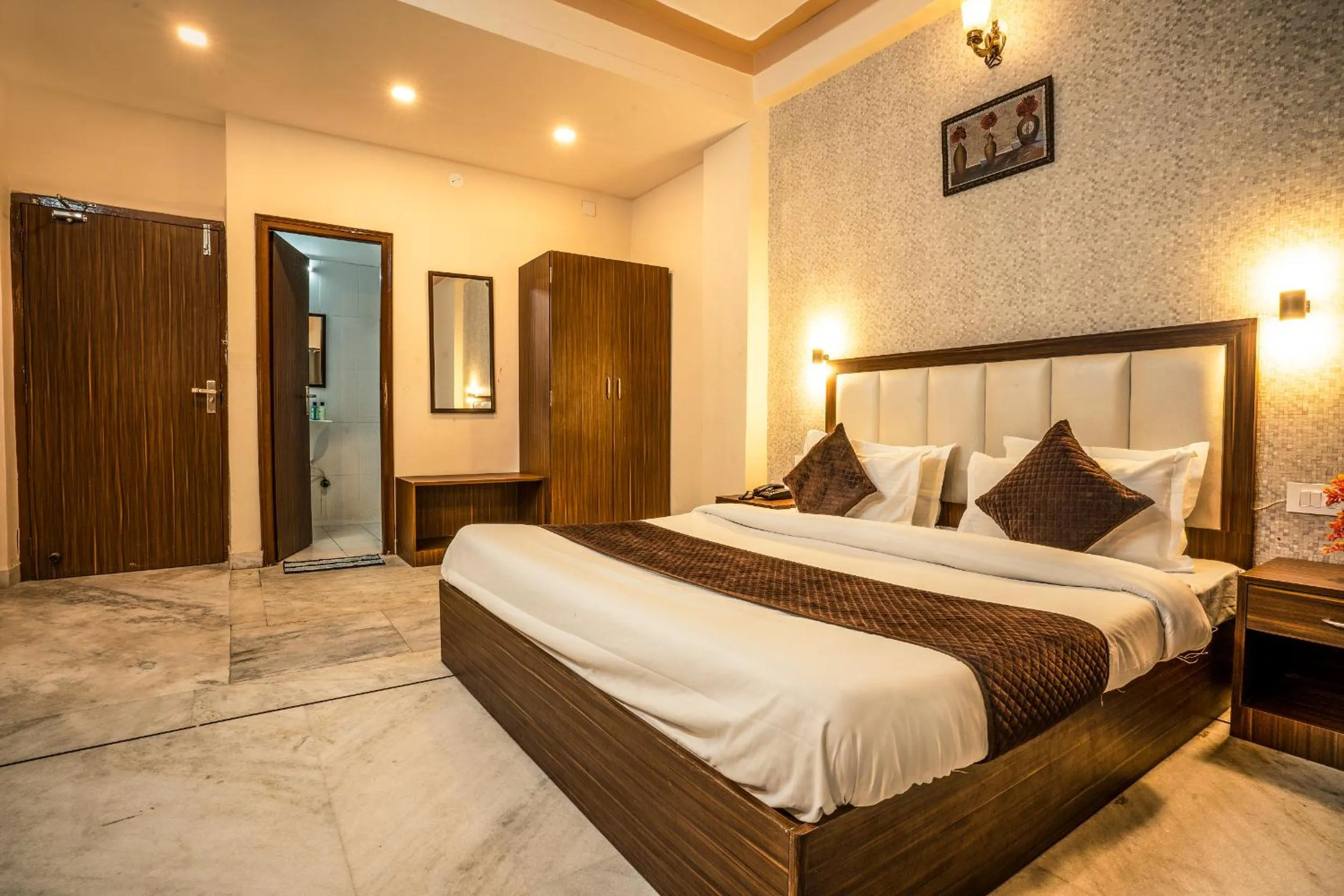 Bedroom, Bed in Tripli Udaipur