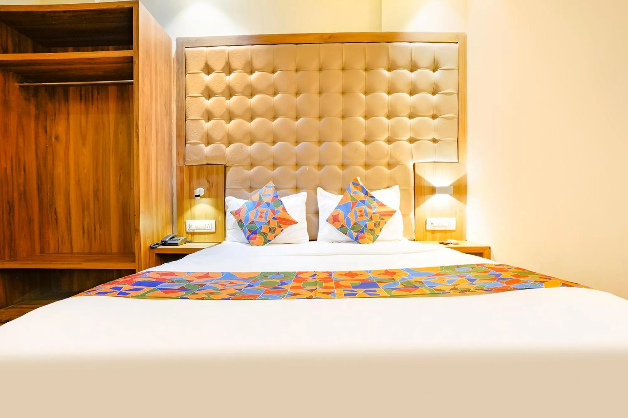 Bed in FabHotel Cozy Inn