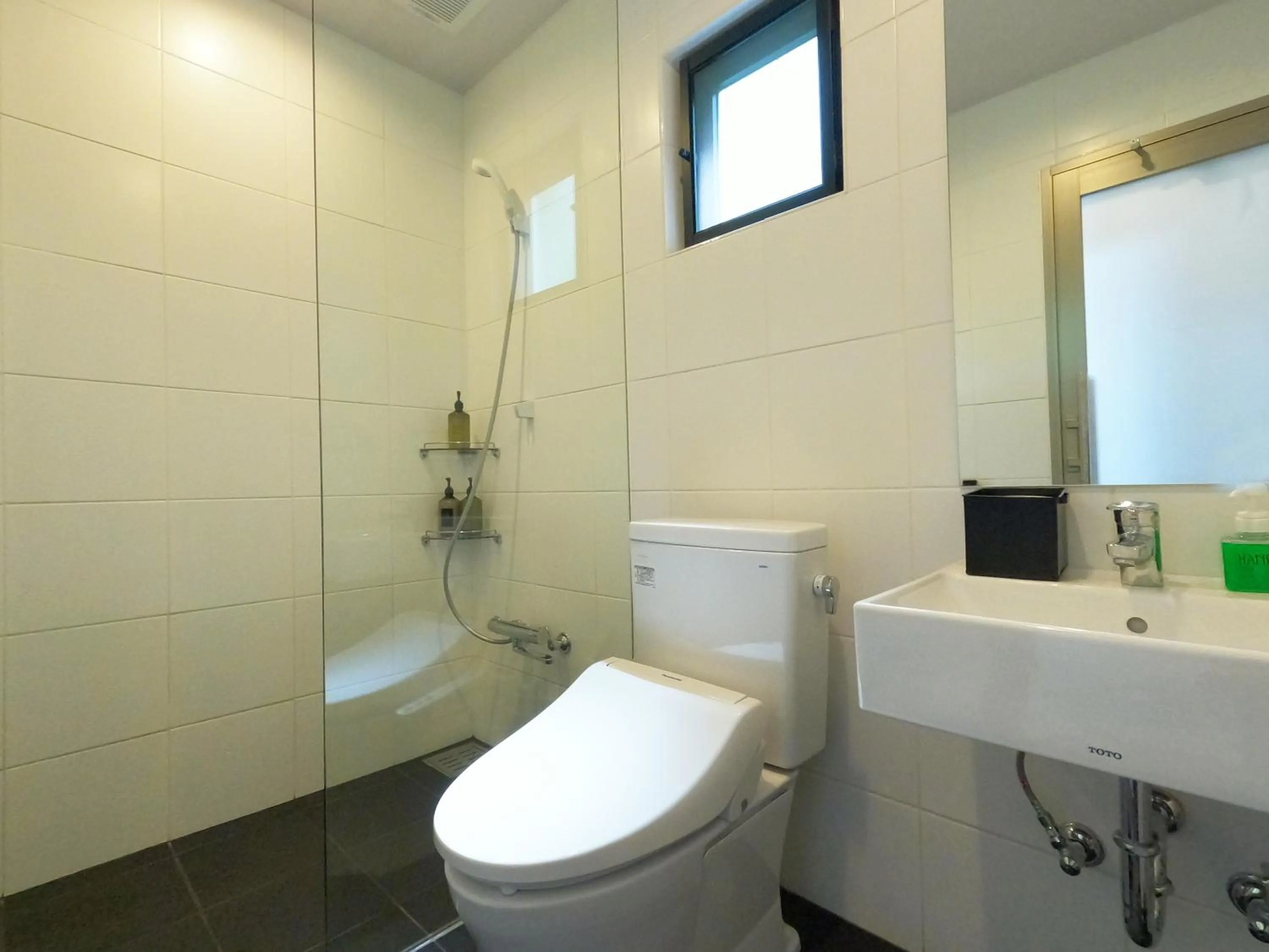 Shower in Private Pool Villa Motobu