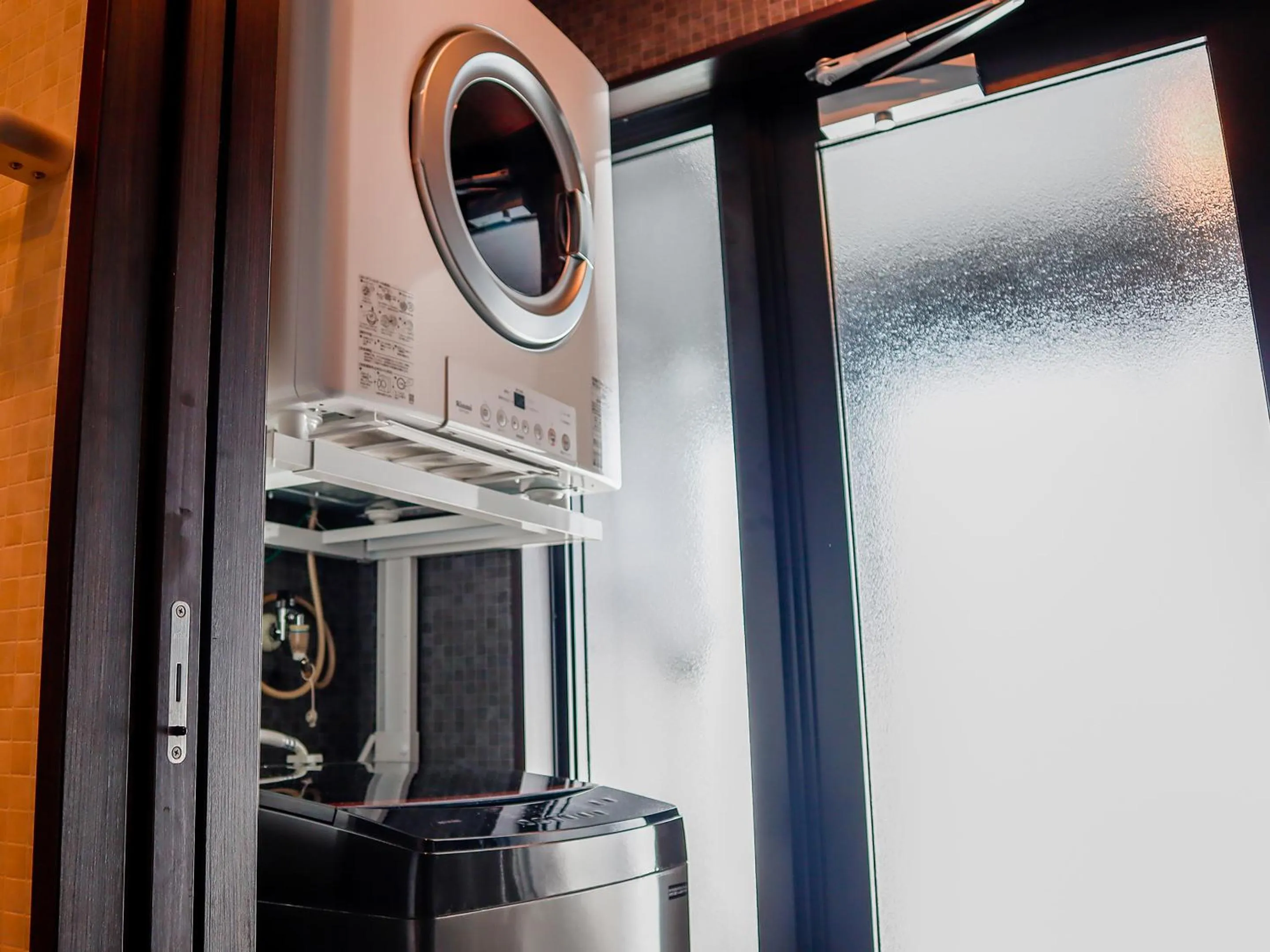 washing machine in Private Pool Villa Motobu