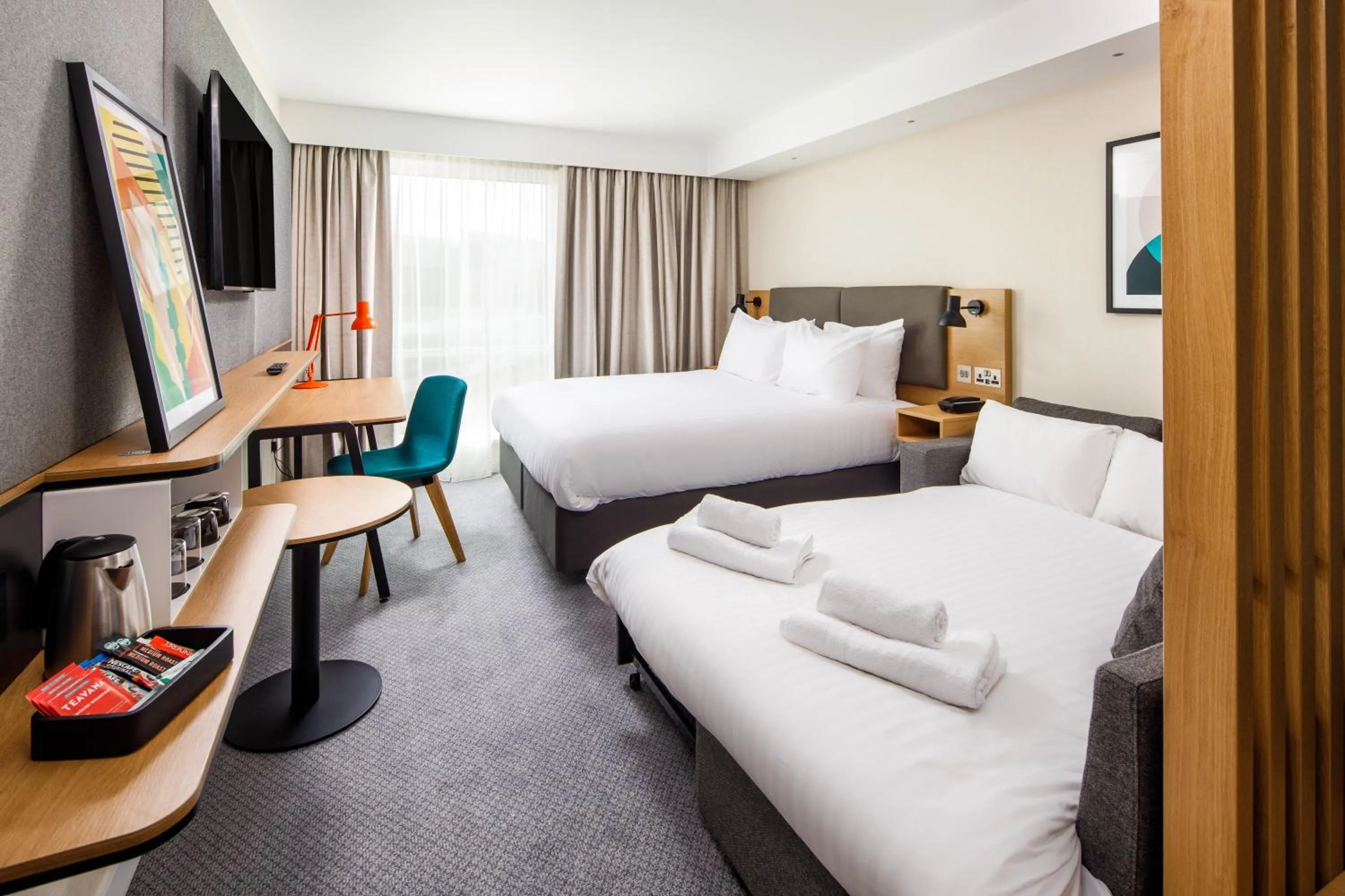 Bed in Holiday Inn Manchester Airport T2 by IHG