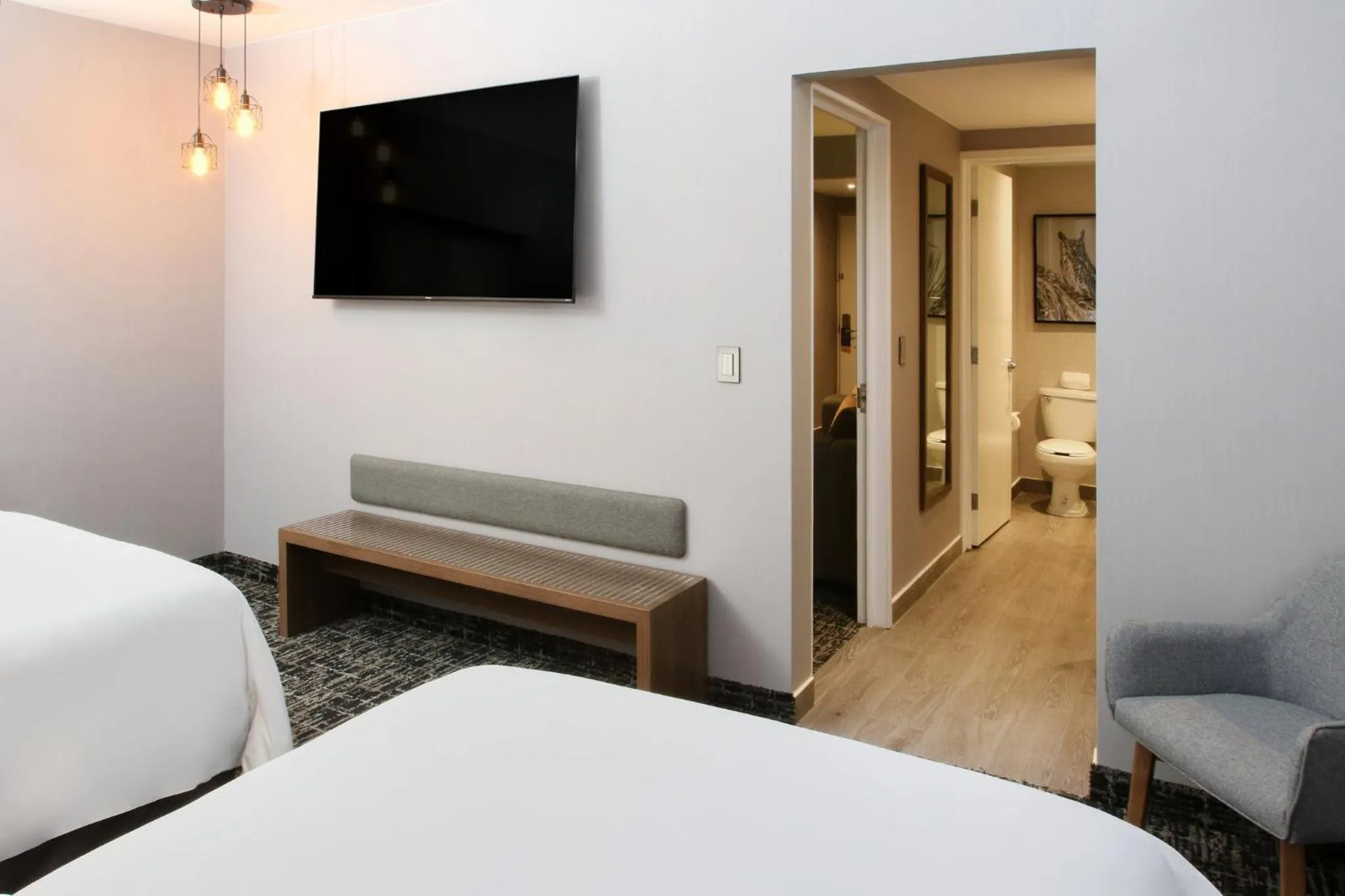One-Bedroom Suite with Two Double Beds - Accessible in voco Saltillo Suites by IHG