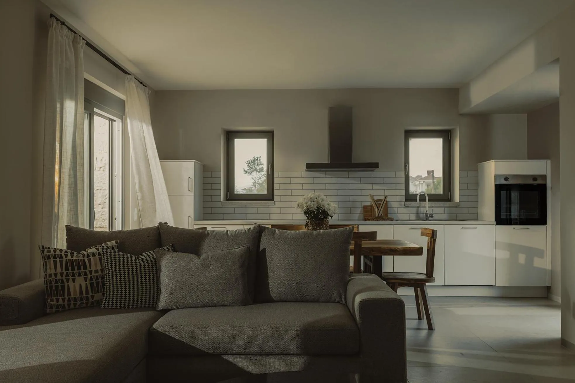 Kitchen or kitchenette in Nama Seaside Villas