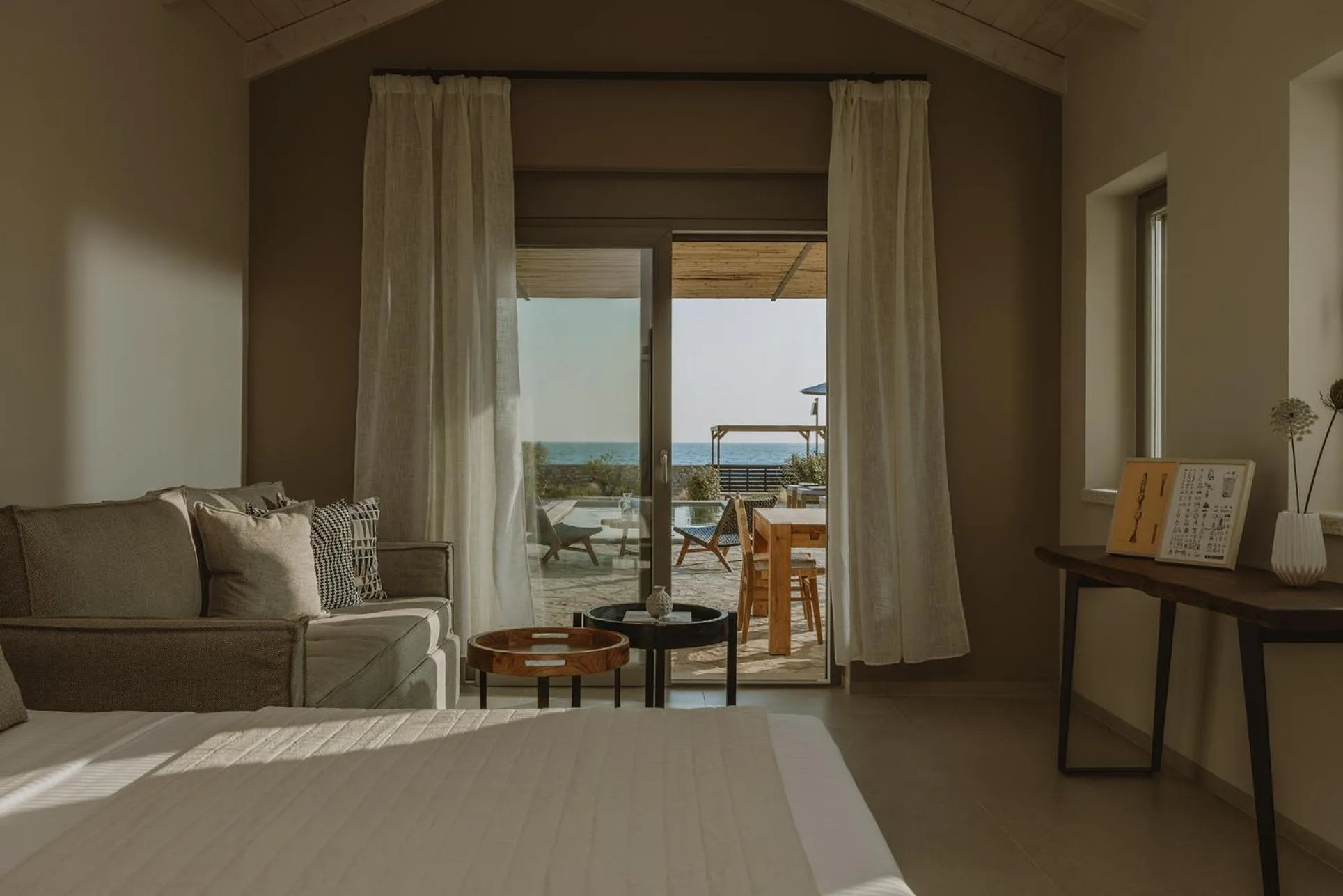 Balcony/Terrace, Bed in Nama Seaside Villas