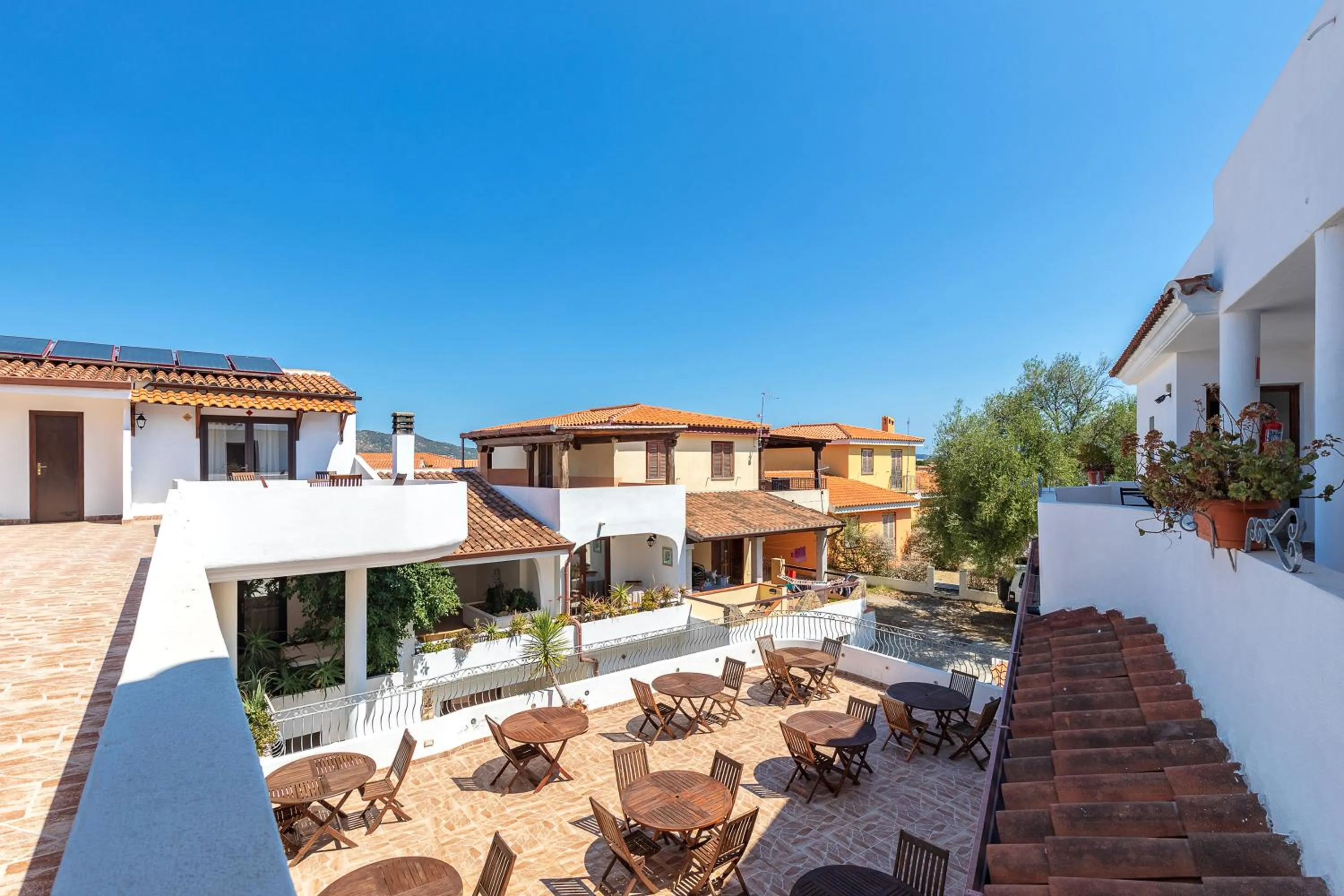 Patio in Hotel Bonsai
