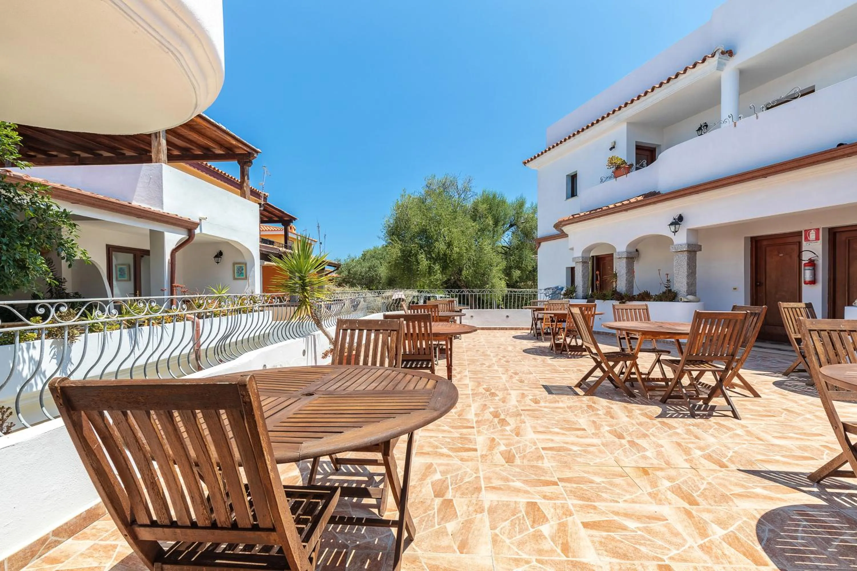Patio in Hotel Bonsai