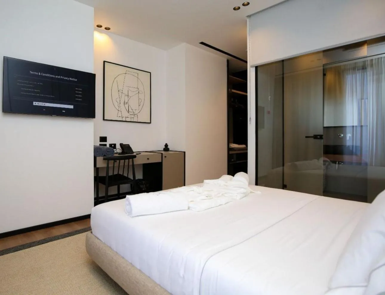 Bed in Nobus Hotel & Spa