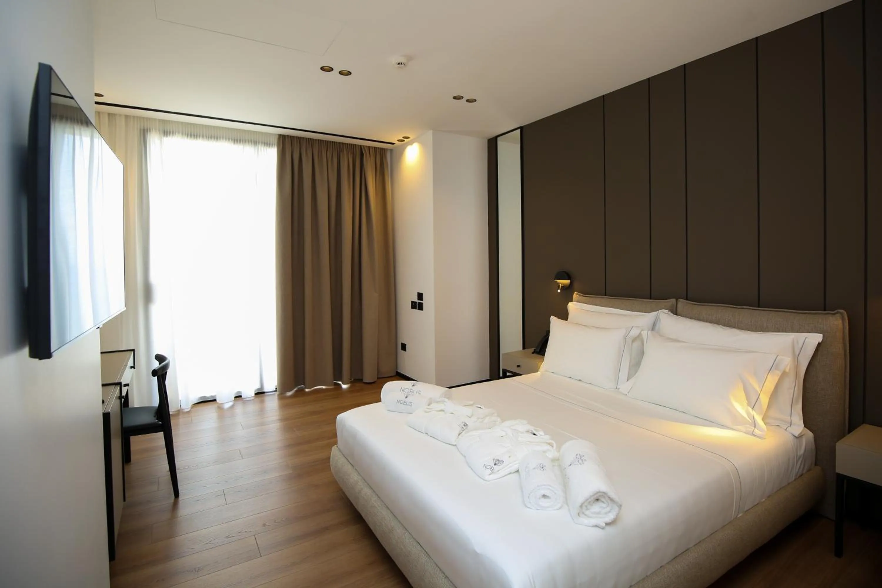 Bedroom, Bed in Nobus Hotel & Spa