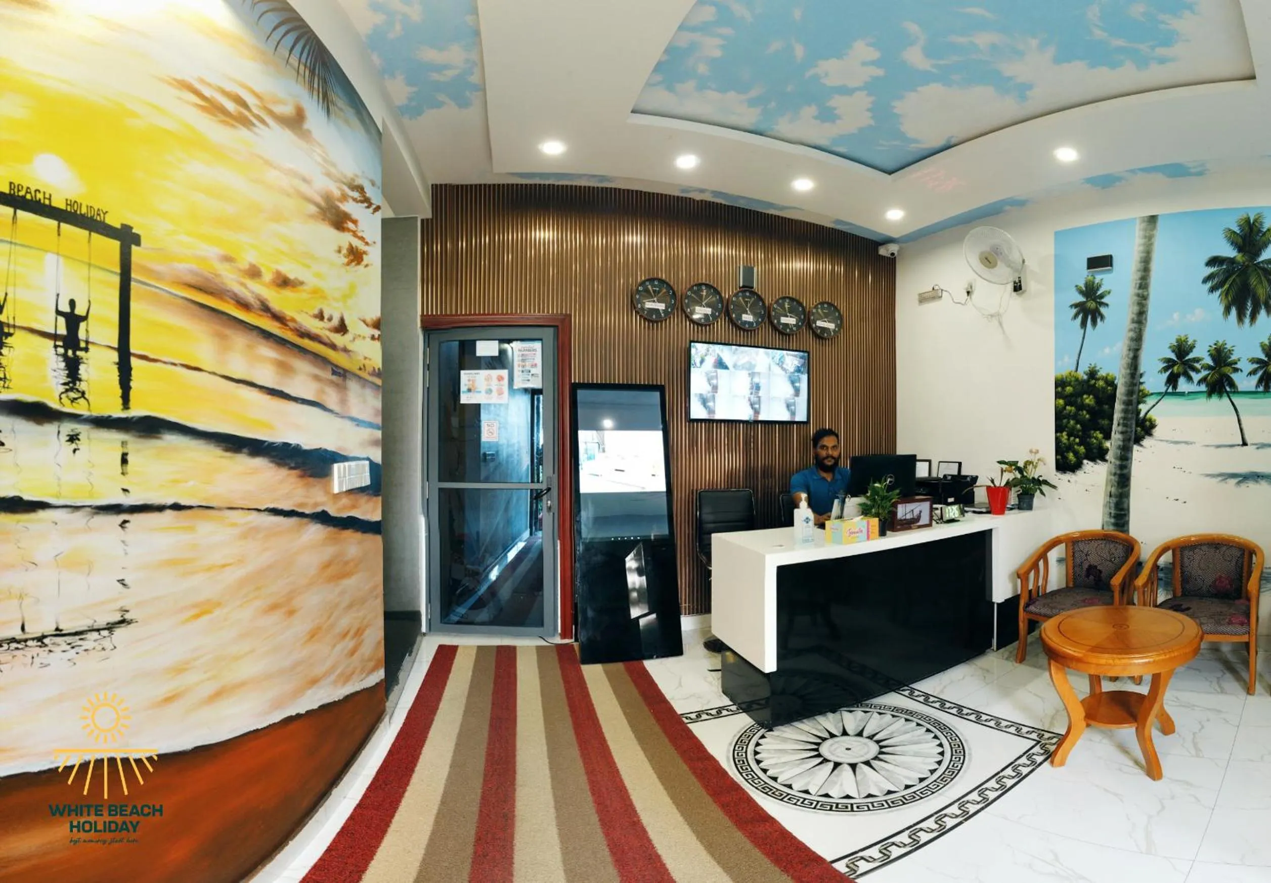Lobby or reception in White Beach Holiday at Hulhumale'