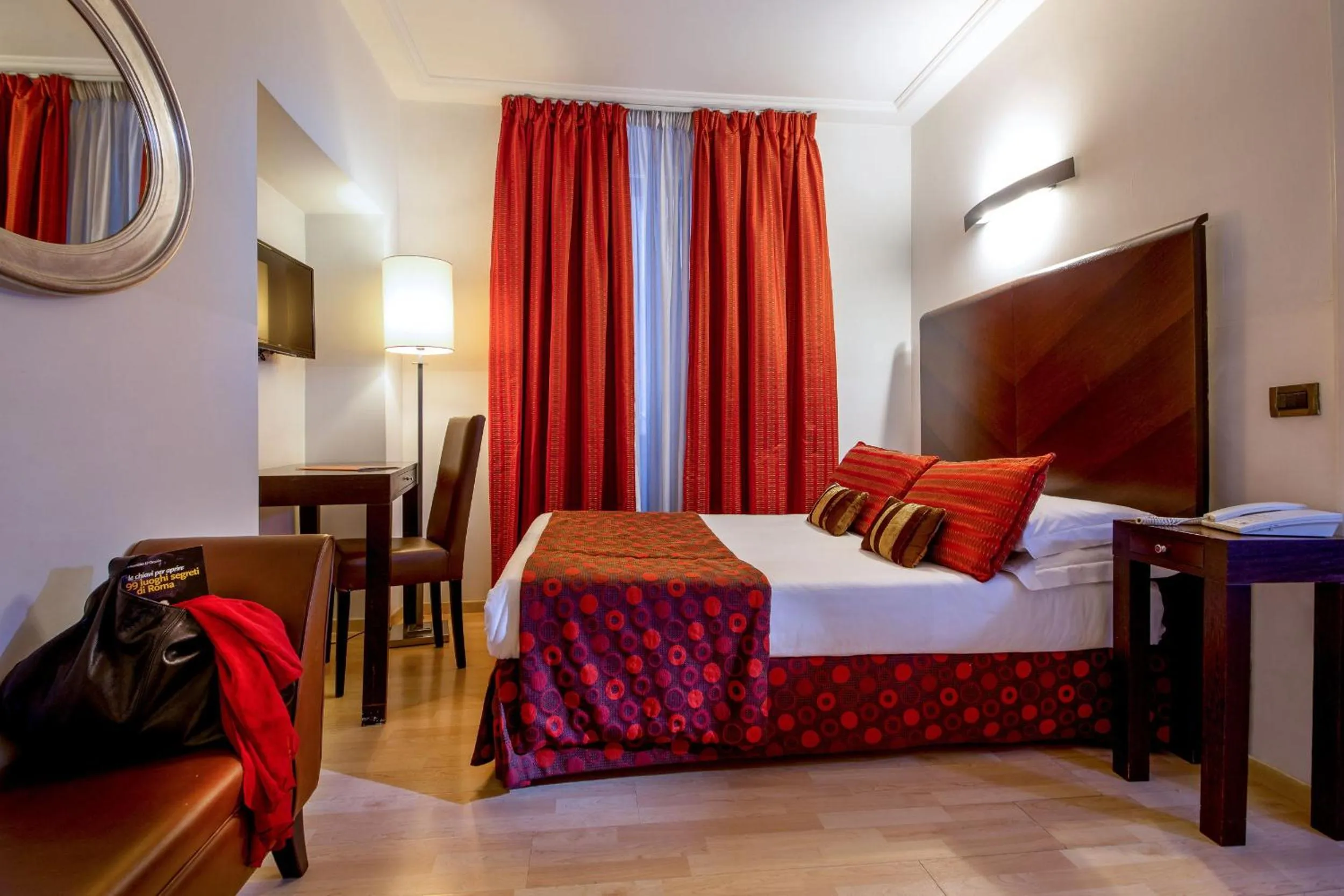 Bed in Hotel Ariston