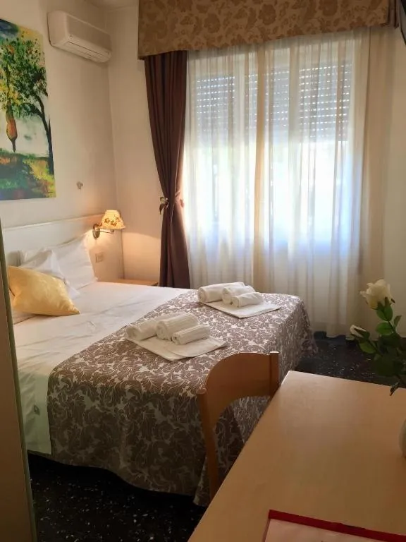 Bed in Hotel Scandinavia