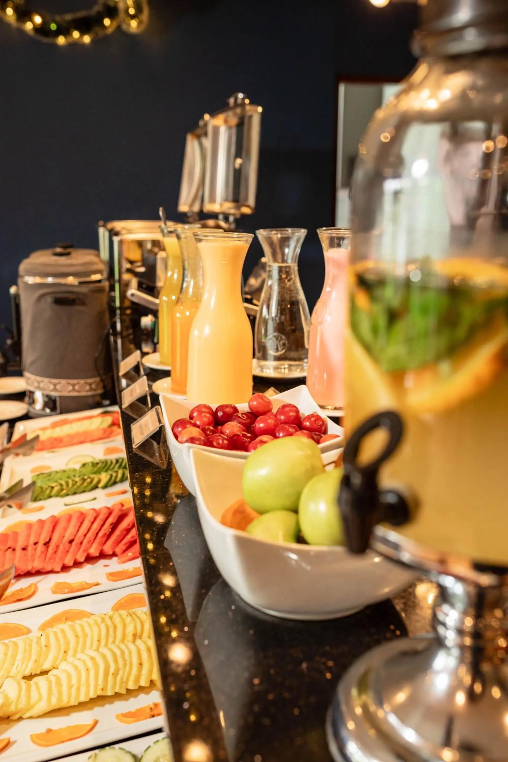 Buffet breakfast in Saska Boutique Hotel