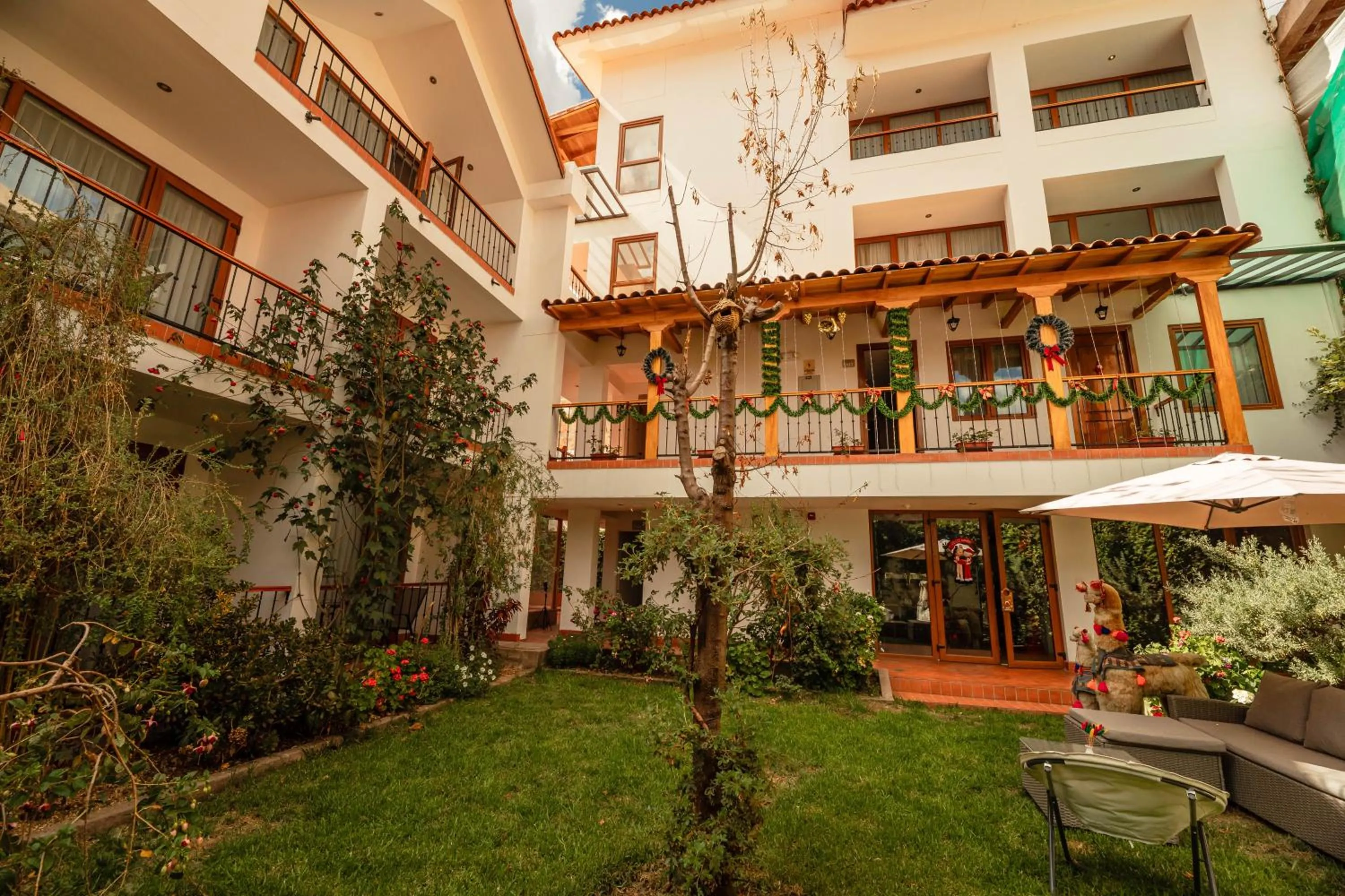 Garden in Saska Boutique Hotel