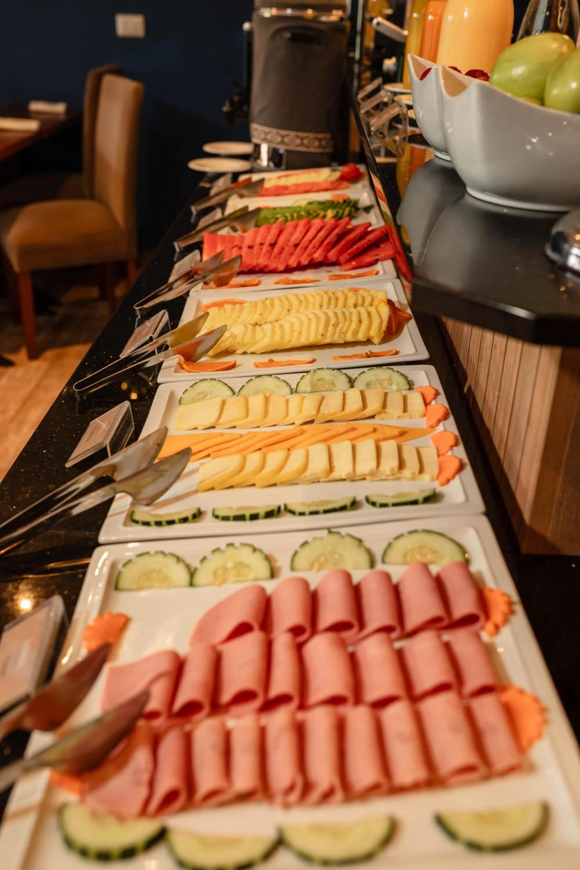 Buffet breakfast in Saska Boutique Hotel