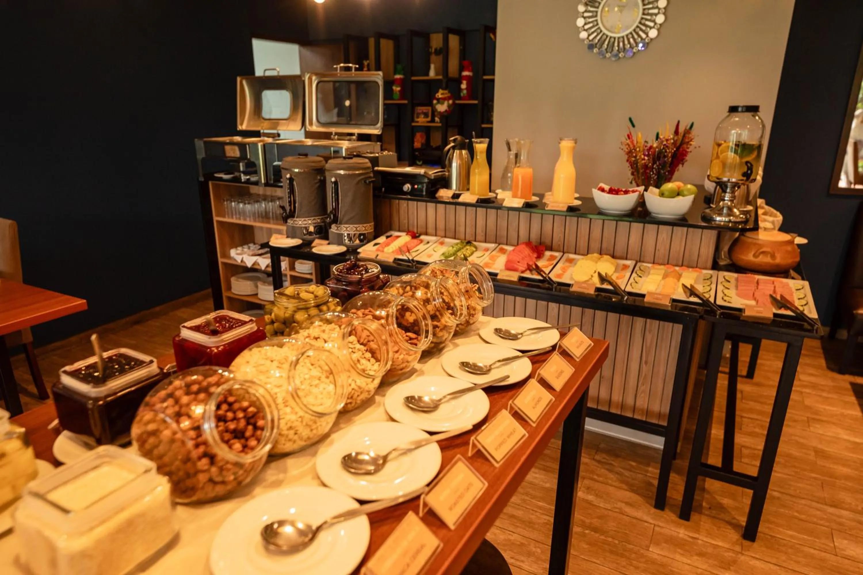 Buffet breakfast in Saska Boutique Hotel