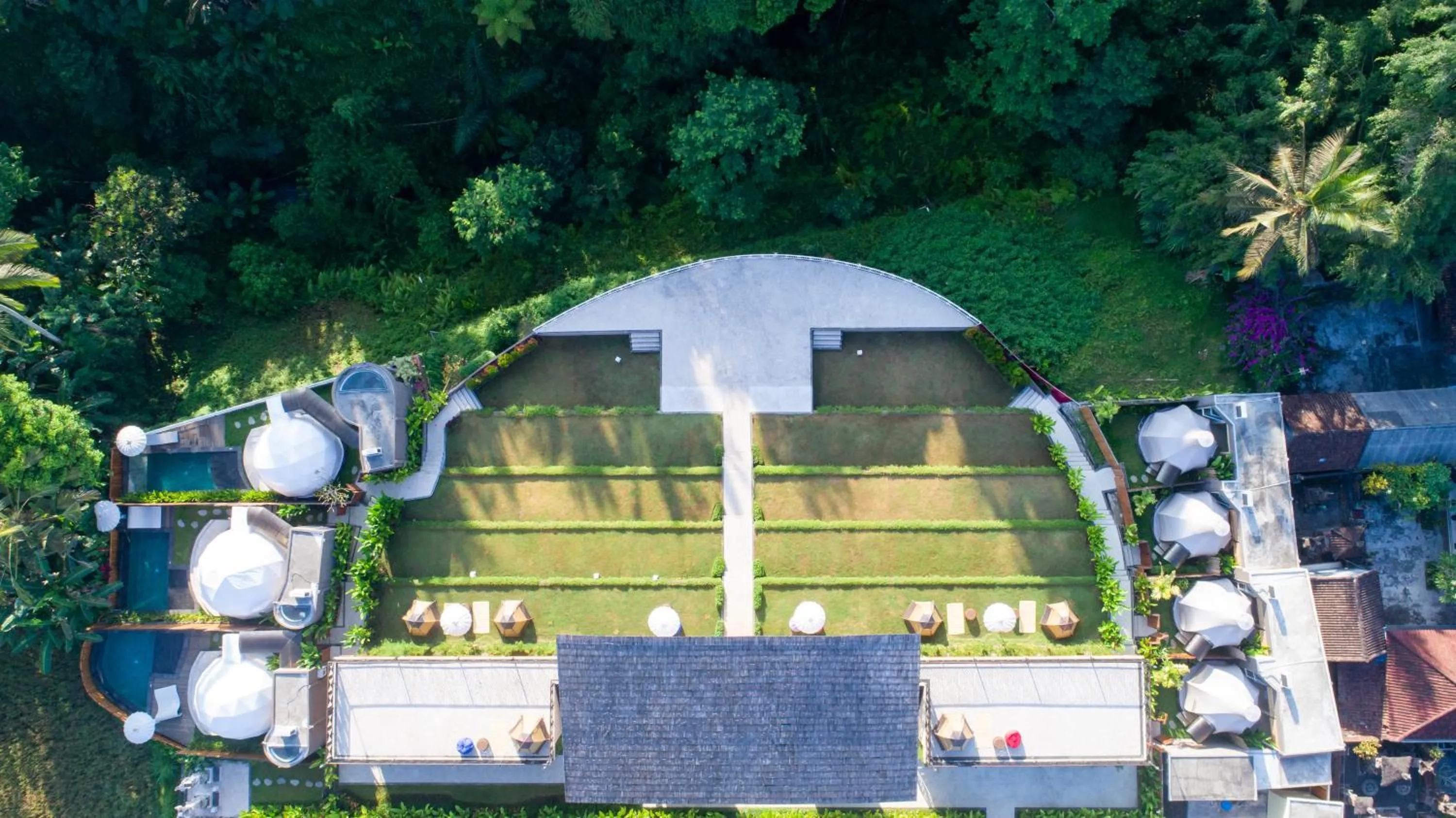 Property building in Triyana Resort and Glamping