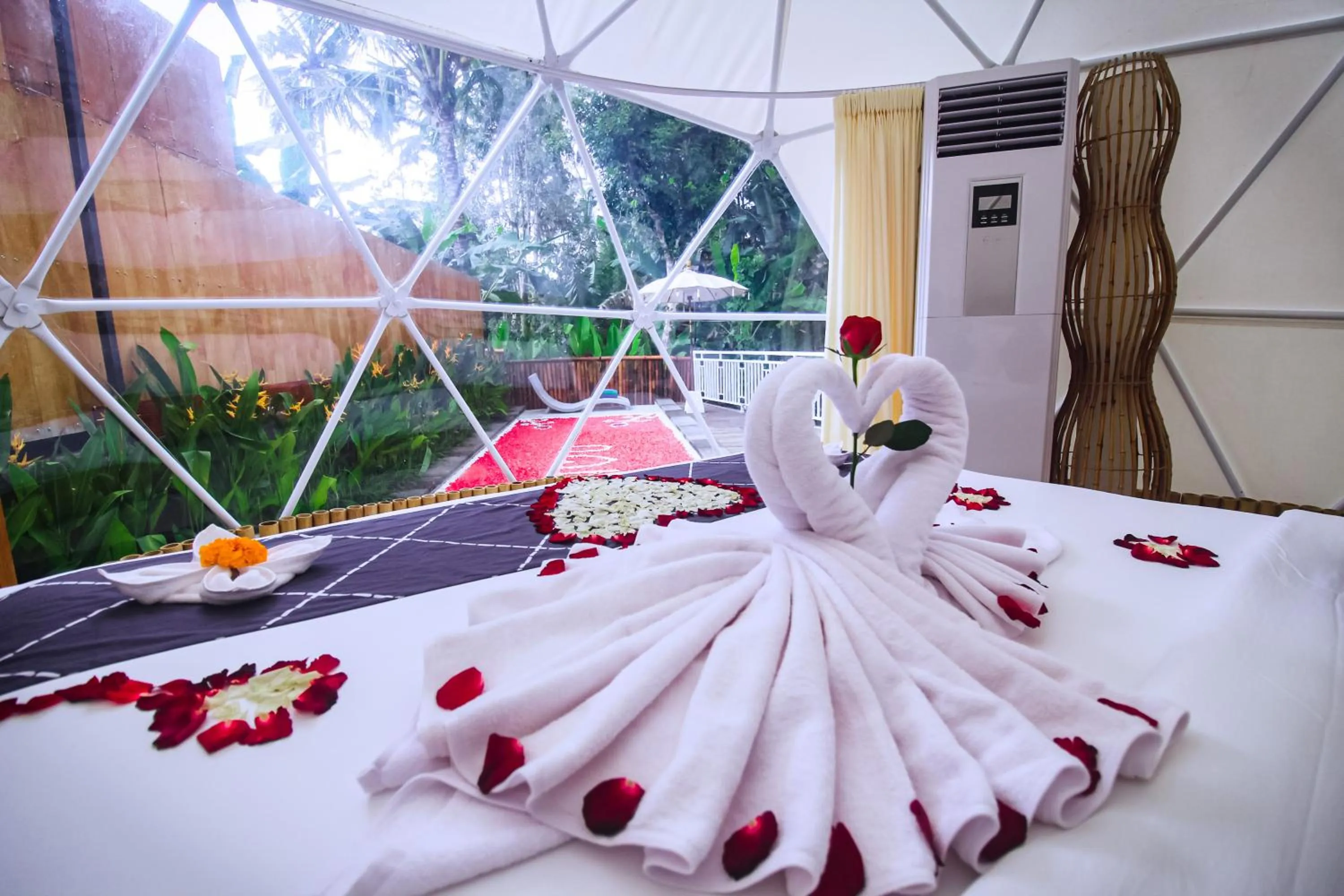 Property building, Bed in Triyana Resort and Glamping