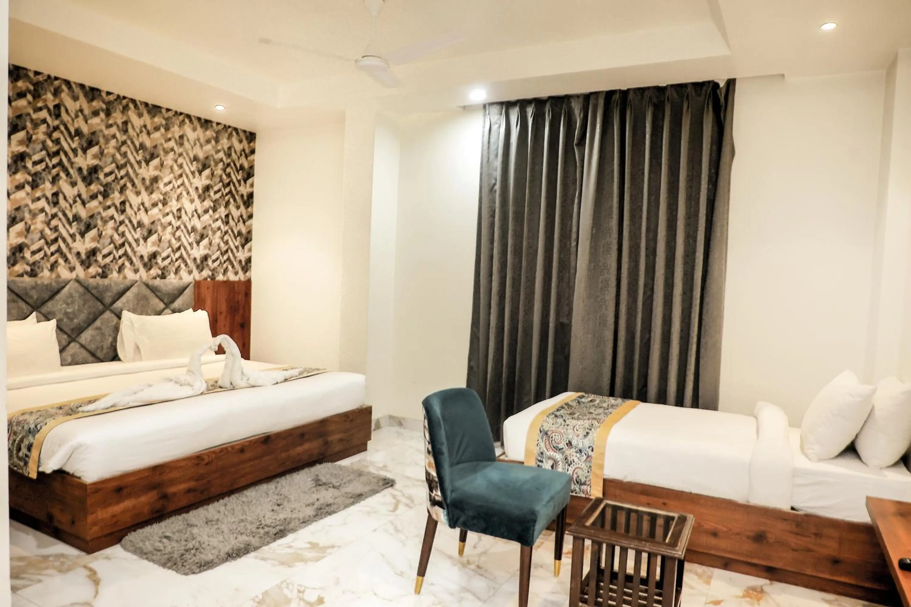 Bed in Hotel Marine House