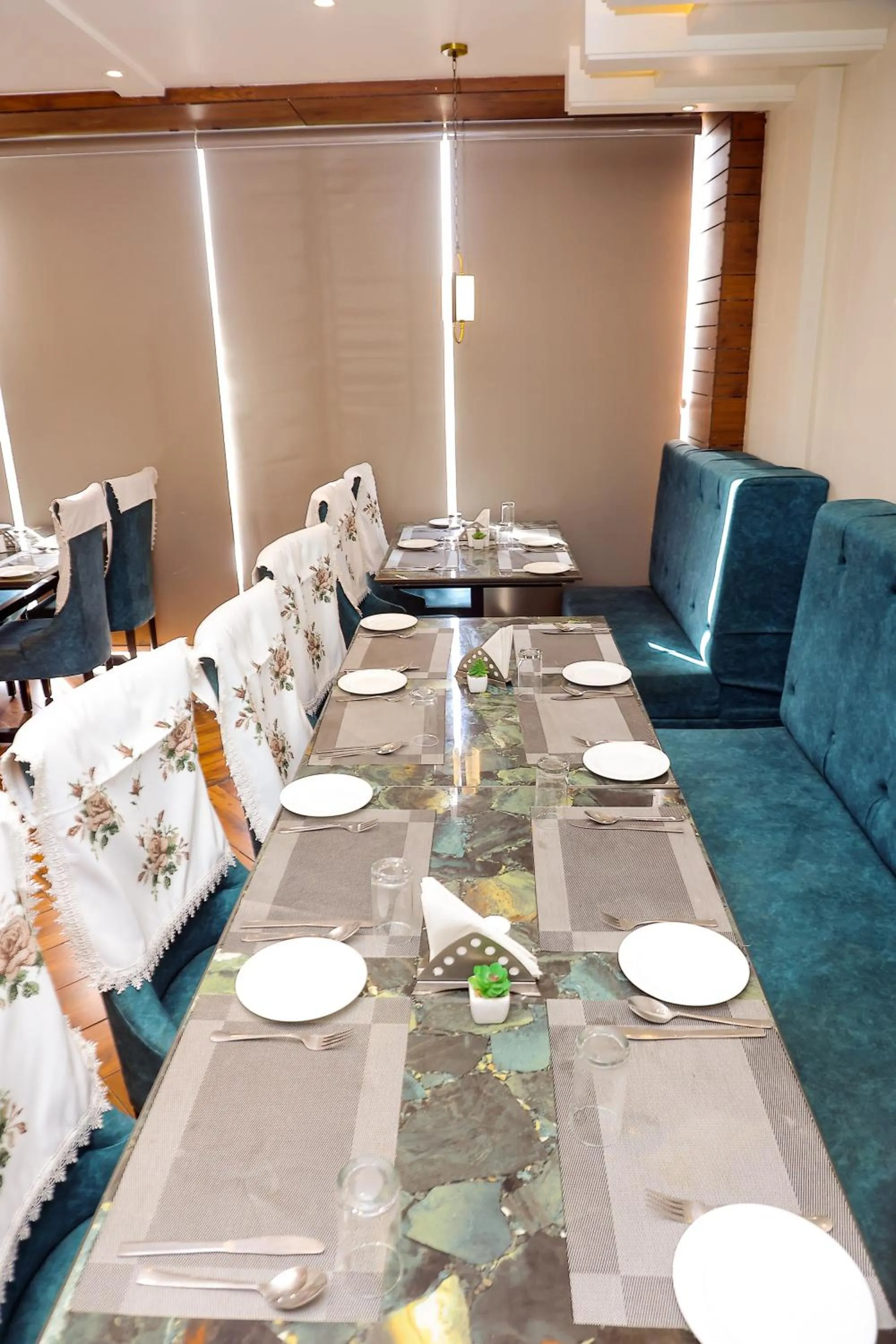 Seating area in Hotel Marine House